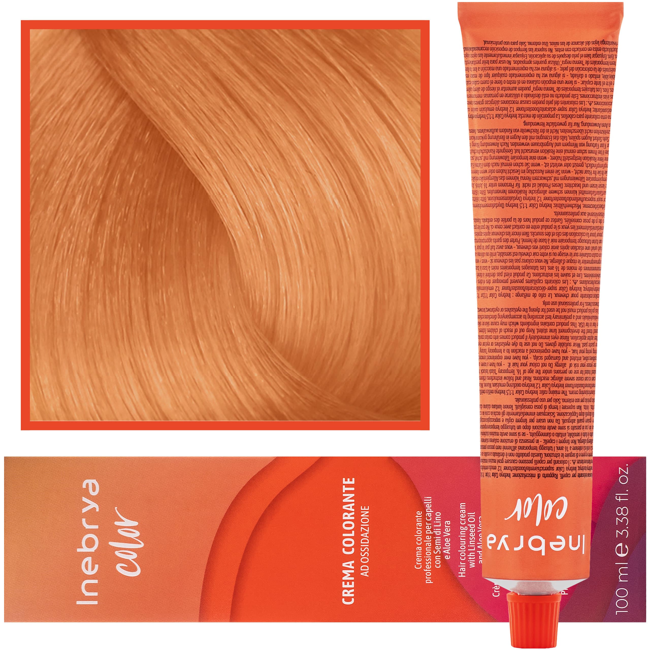 Color - farba krem koloryzujący do włosów, 10/42 | Jasny Platynowy Bursztynowy Blond