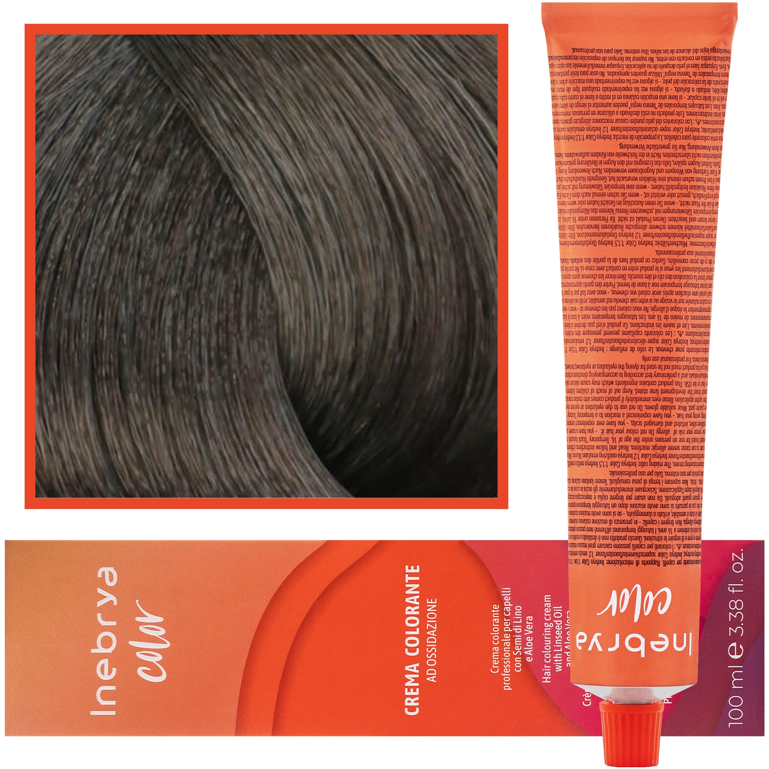 Color - farba krem koloryzujący do włosów, 6/11 | Ciemny Intensywny Popielaty Blond