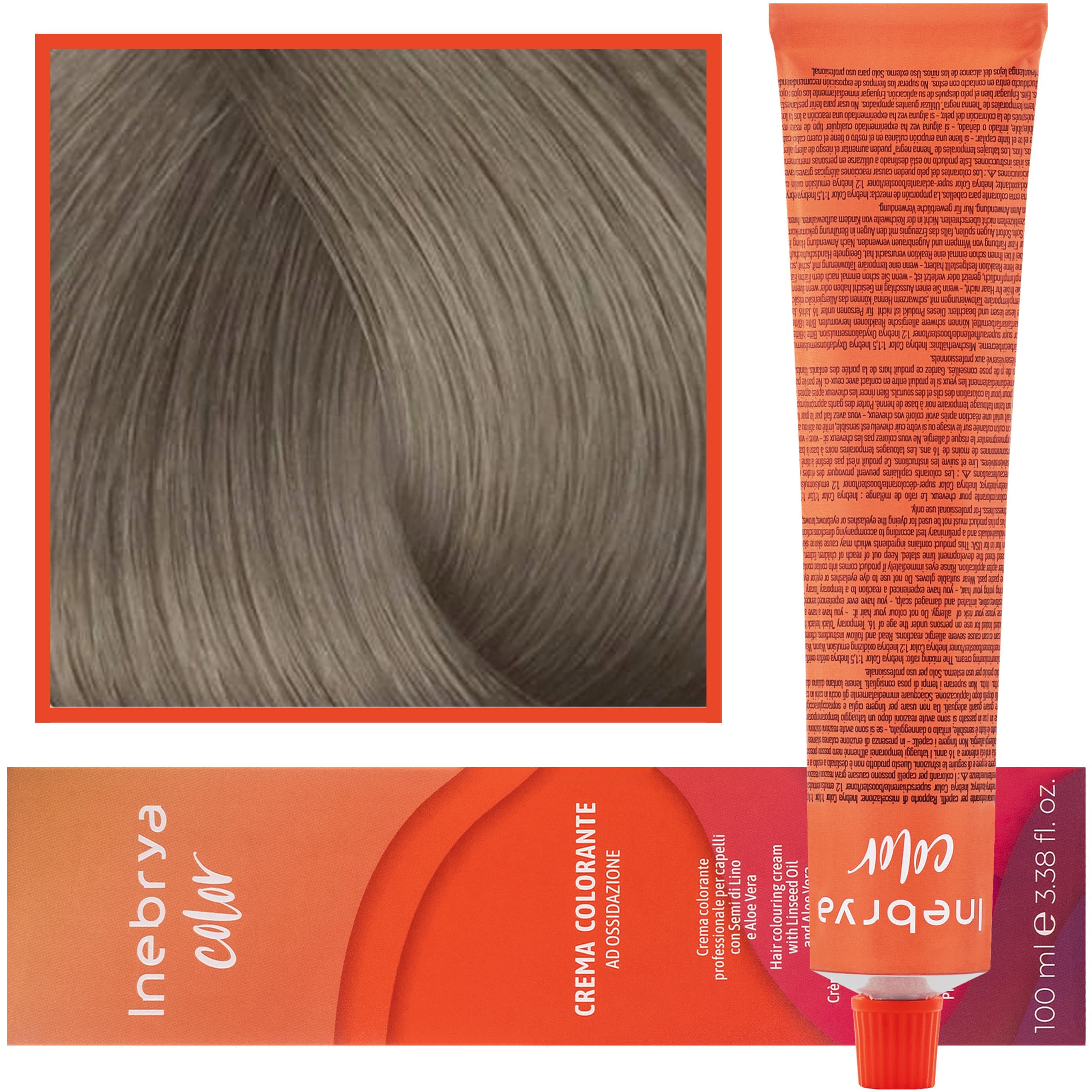 Color - farba krem koloryzujący do włosów, 6/13 | Ciemny Popielaty Złoty Blond