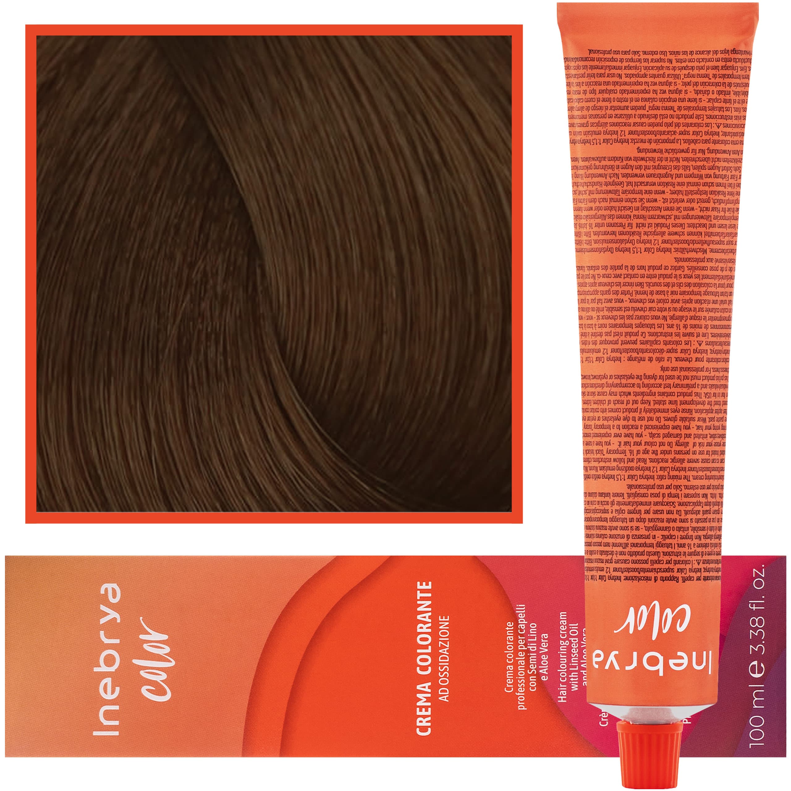 Color - farba krem koloryzujący do włosów, 6/34 | Ciemny Złoty Miedziany Blond
