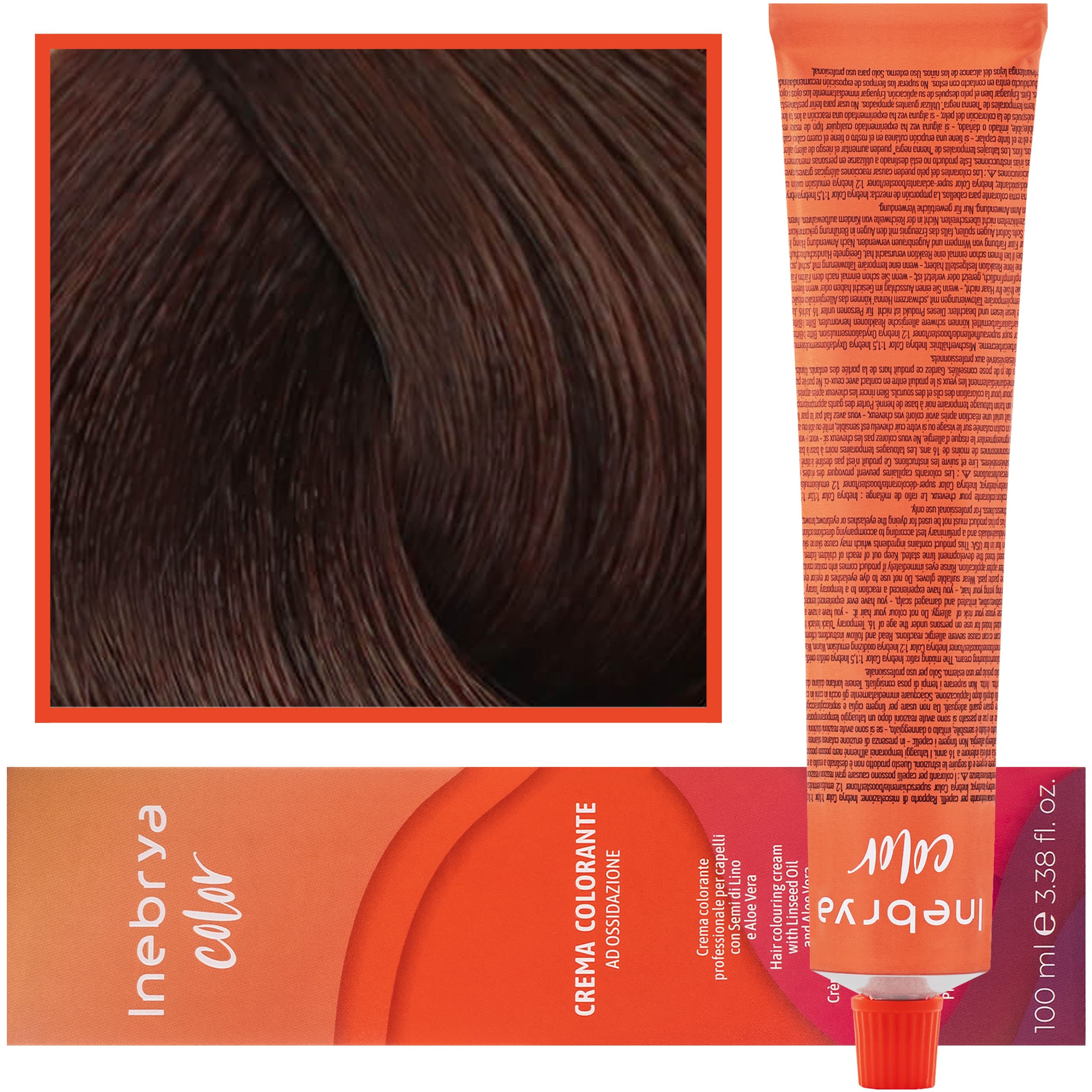 Color - farba krem koloryzujący do włosów, 6/4 | Ciemny Miedziany Blond