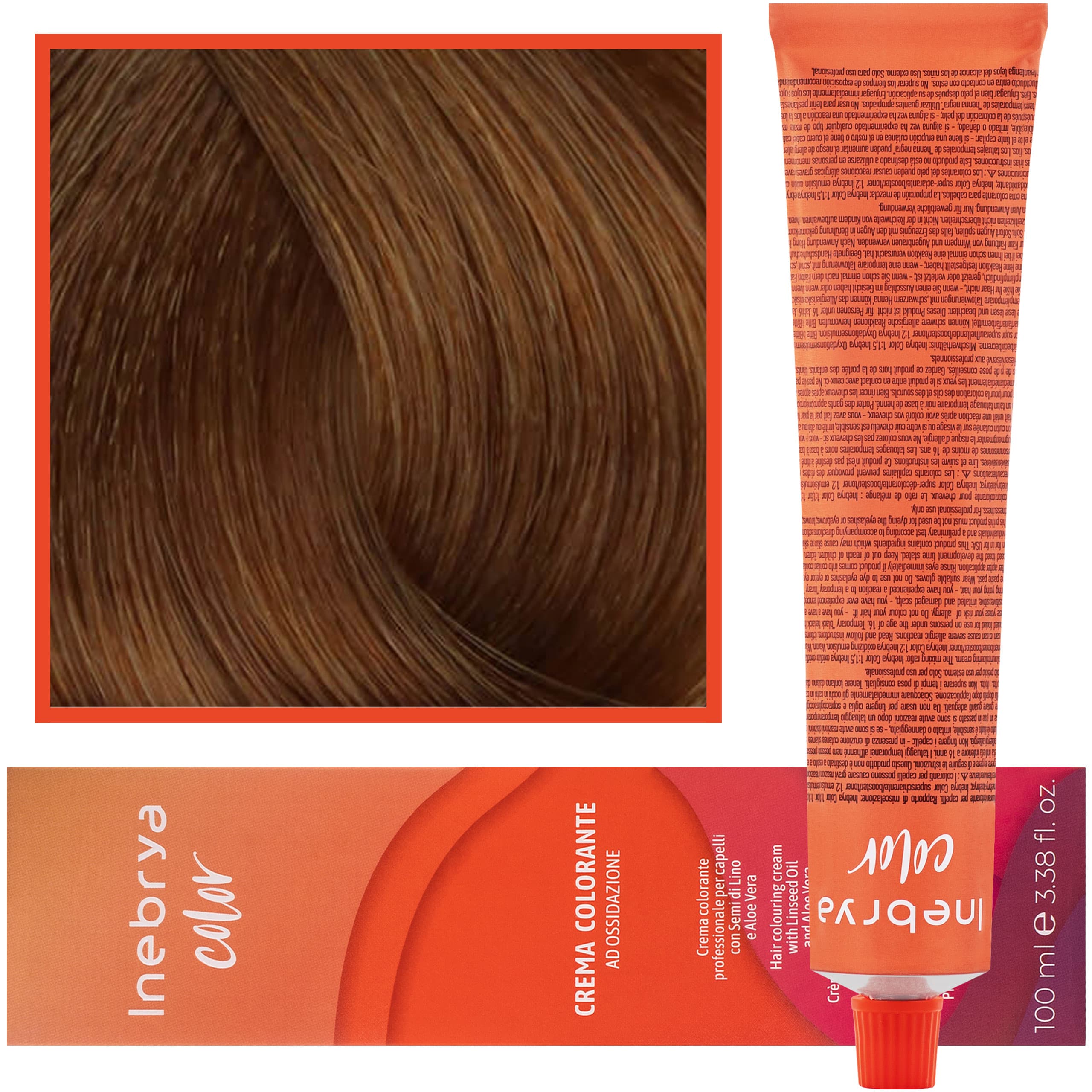 Color - farba krem koloryzujący do włosów, 7/3 | Złoty Blond