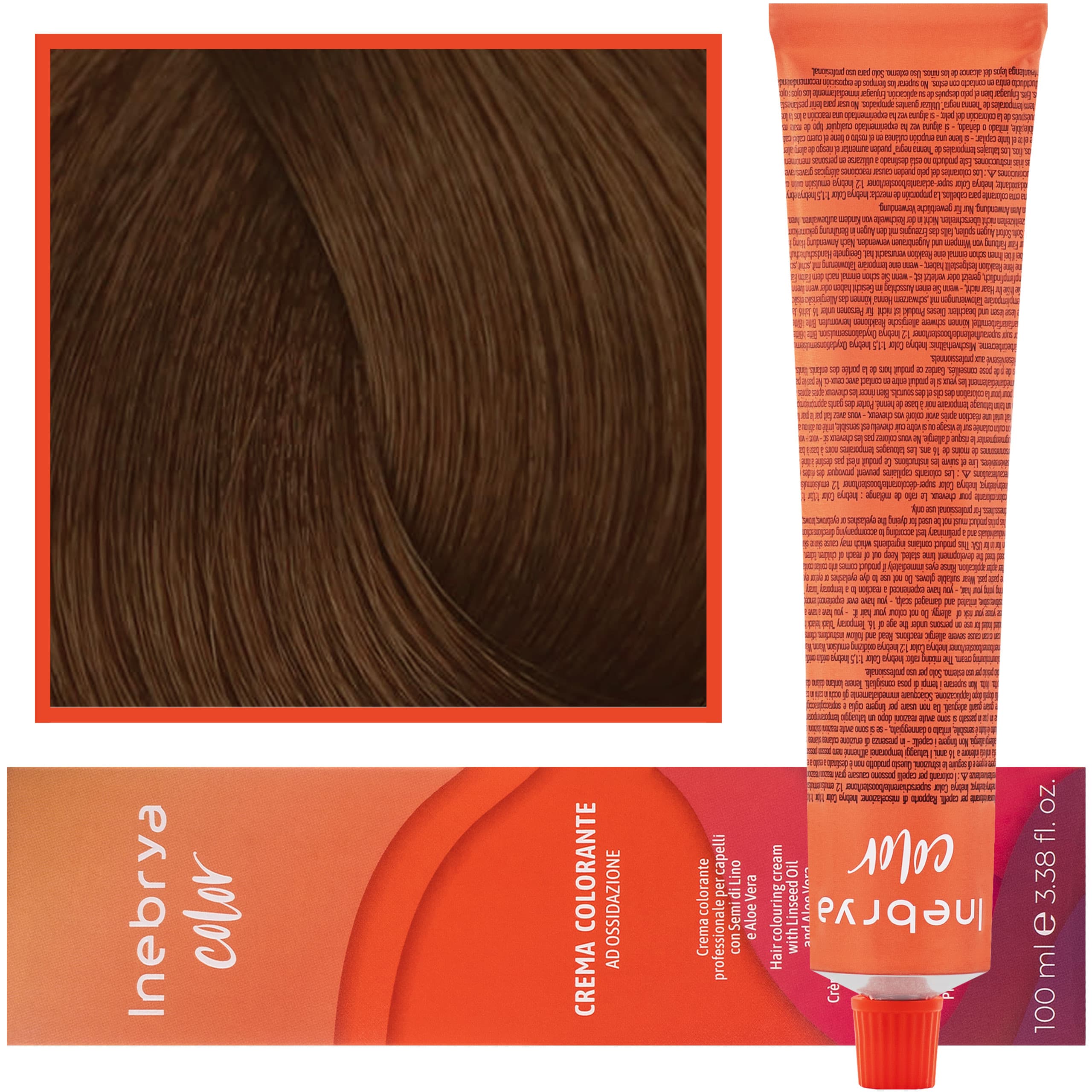Color - farba krem koloryzujący do włosów, 7/34 | Złoty Miedziany Blond