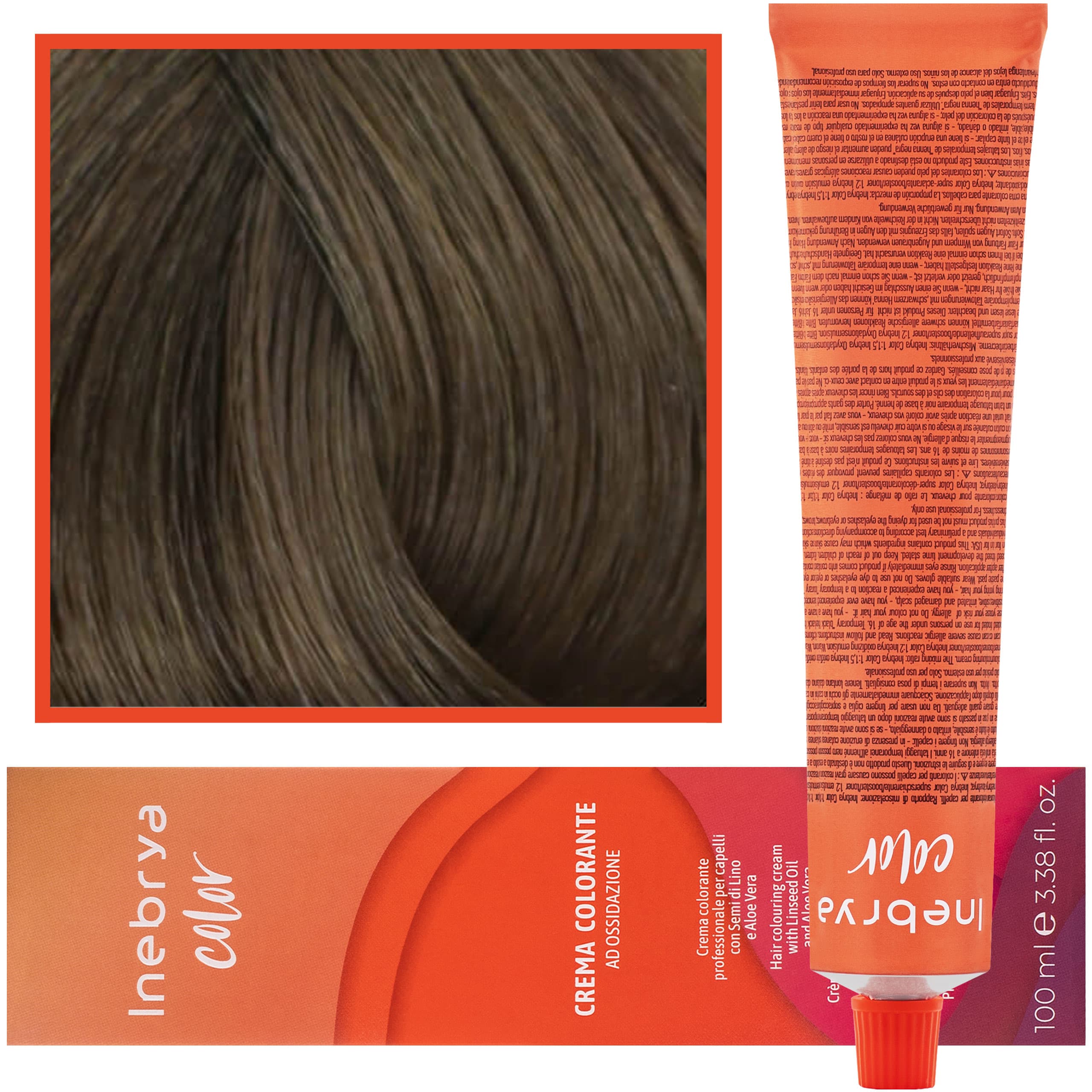 Color - farba krem koloryzujący do włosów, 7/8 | Matowy Blond