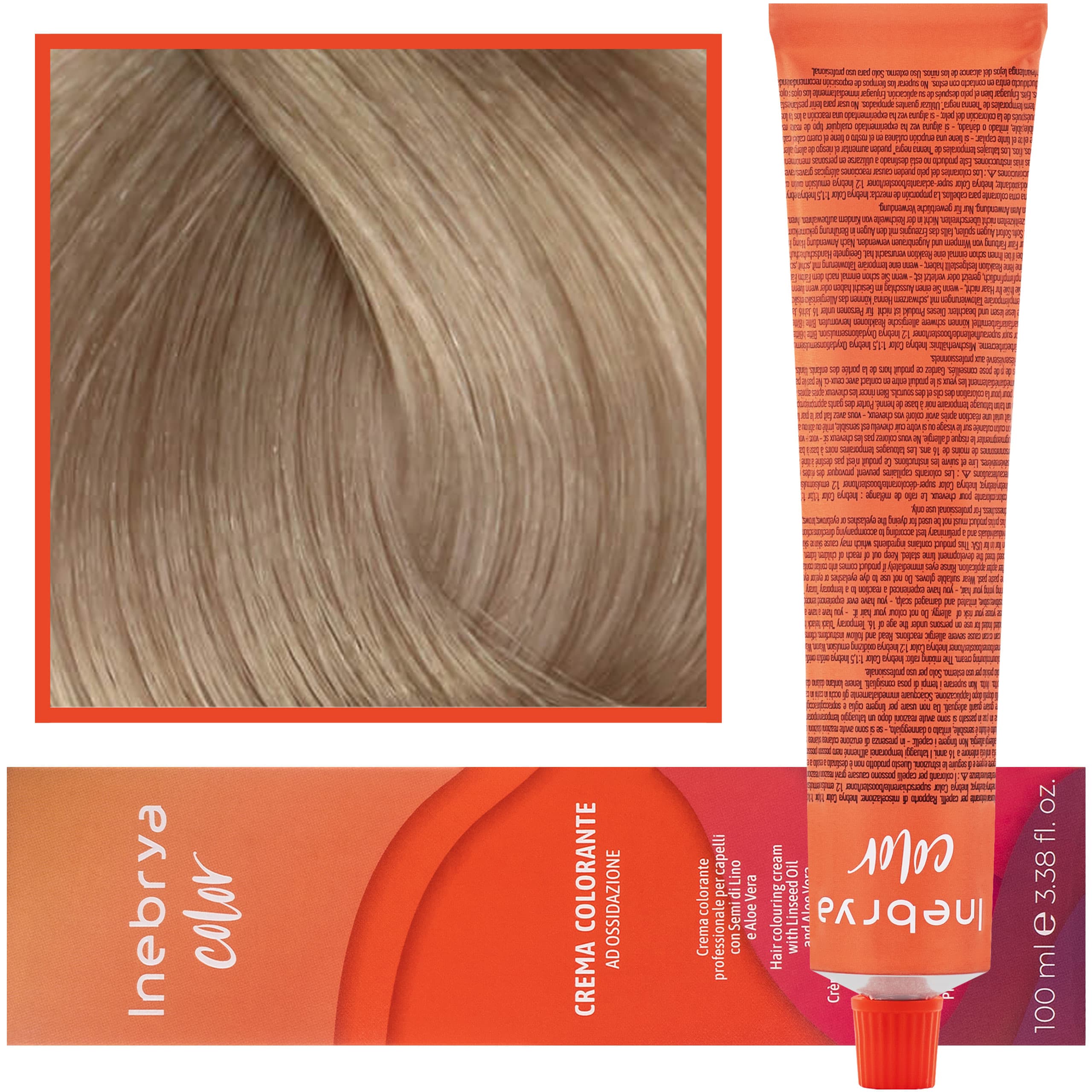 Color - farba krem koloryzujący do włosów, 9/1 | Bardzo Jasny Popielaty Blond