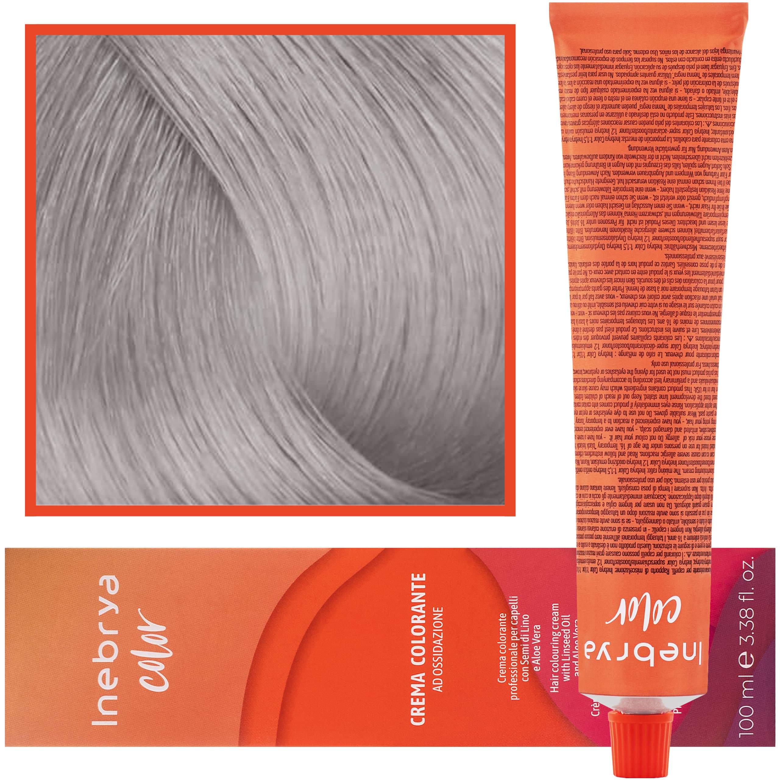 Color - farba krem koloryzujący do włosów, Silver | Srebrny