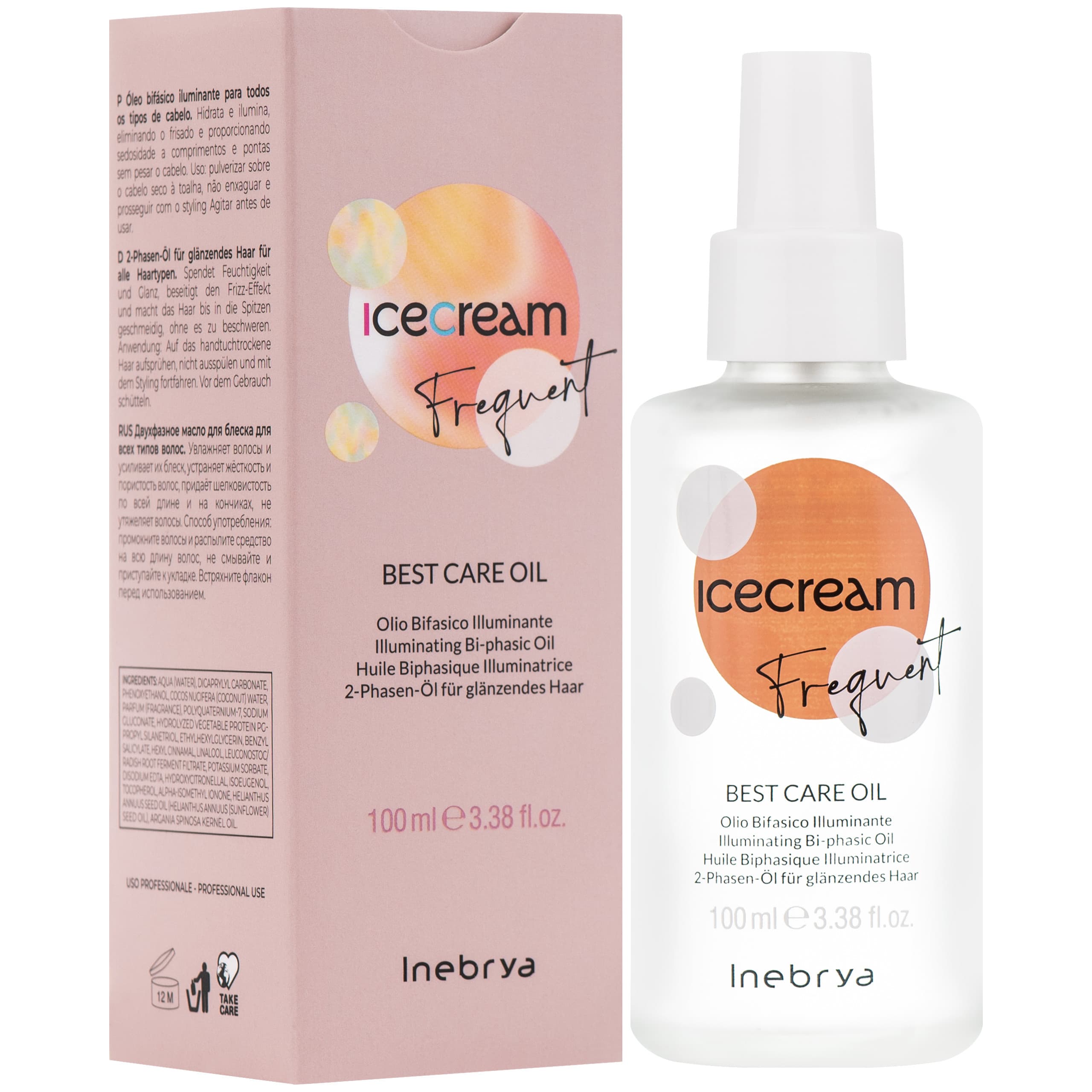 Ice Cream Frequent Best Care - olejek rozświetlający do włosów