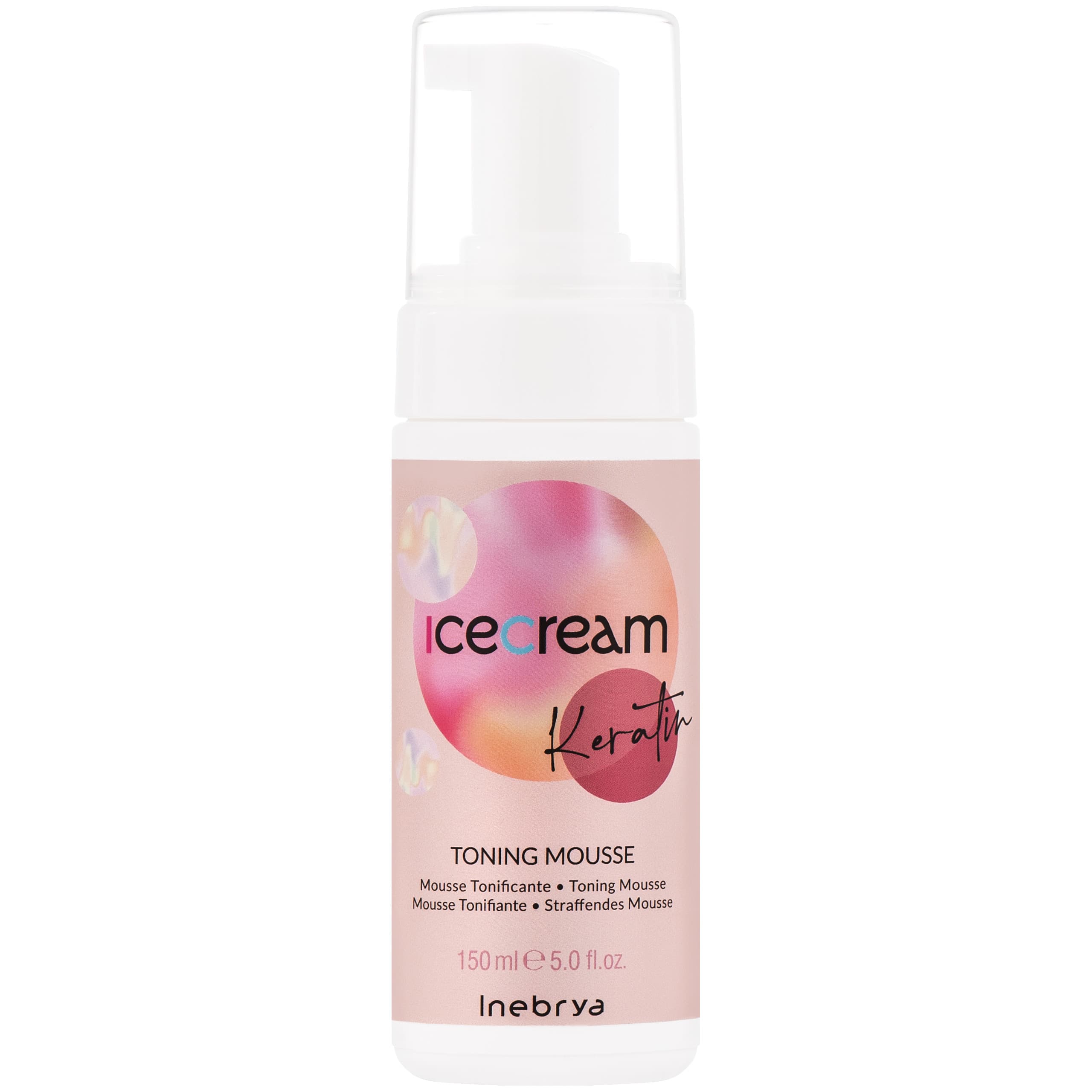 Ice Cream Keratin Toning Mousse - pianka rekonstruująca do włosów