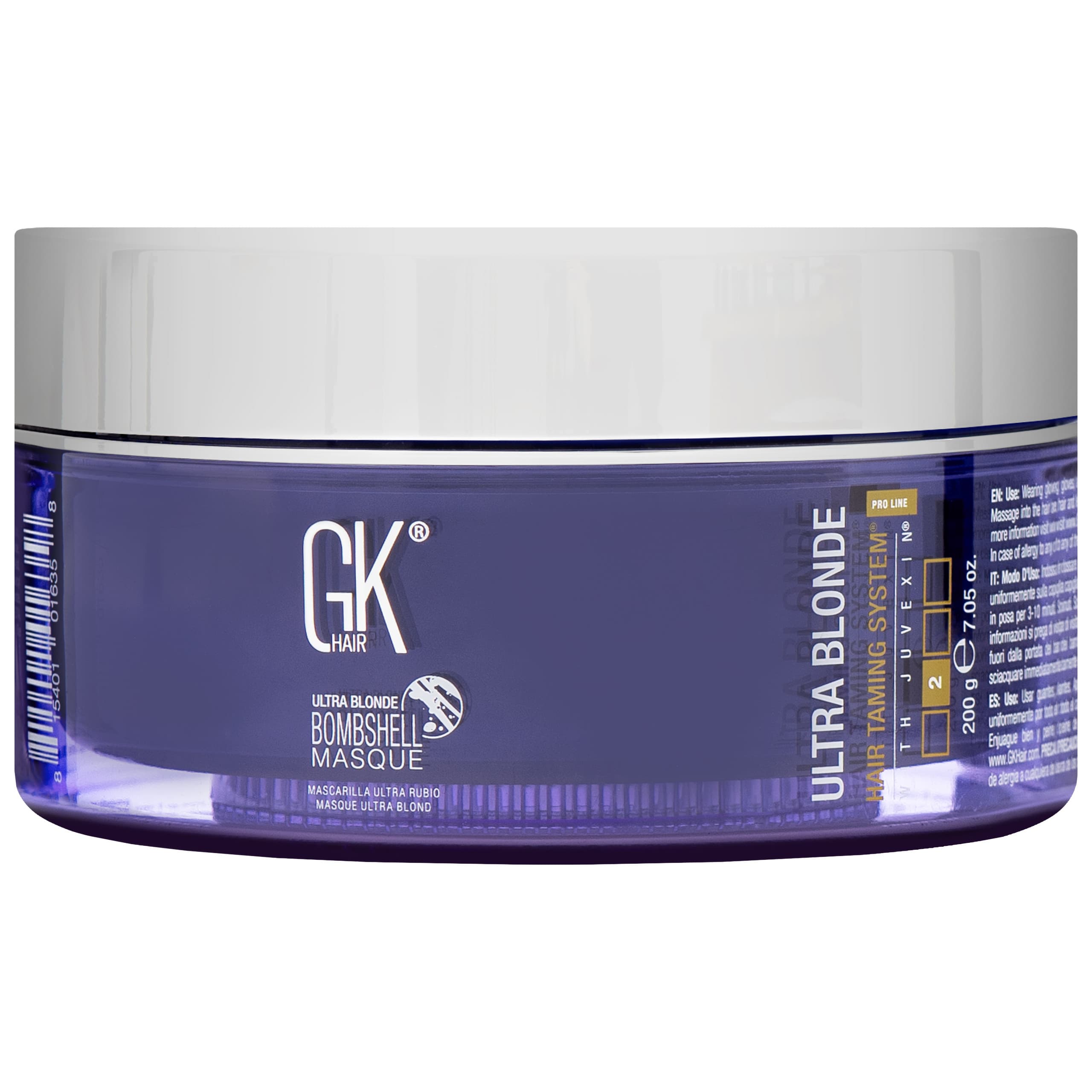 GKHair Bombshell Leave-in Ultra Blonde - głęboko nawilżająca maska do włosów blond