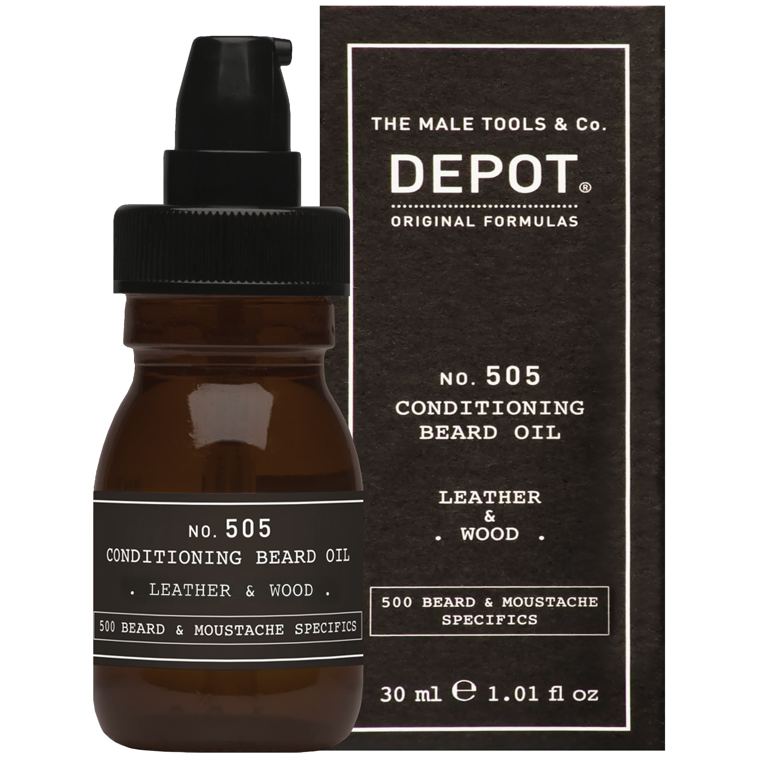 No.505 Leather&Wood - olejek do brody