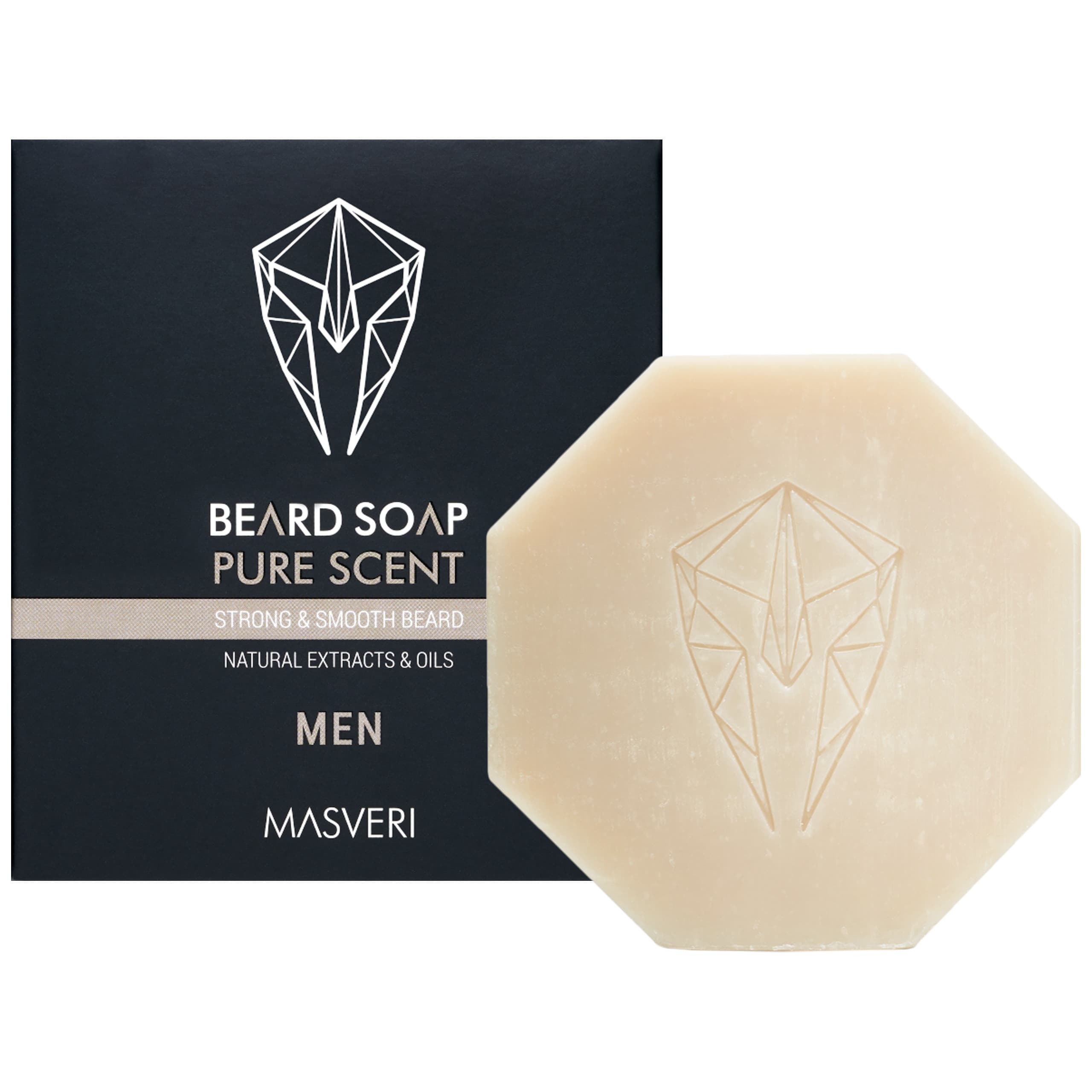 Beard Soap Pure Scent - wygładzająco-wzmacniające mydło do brody