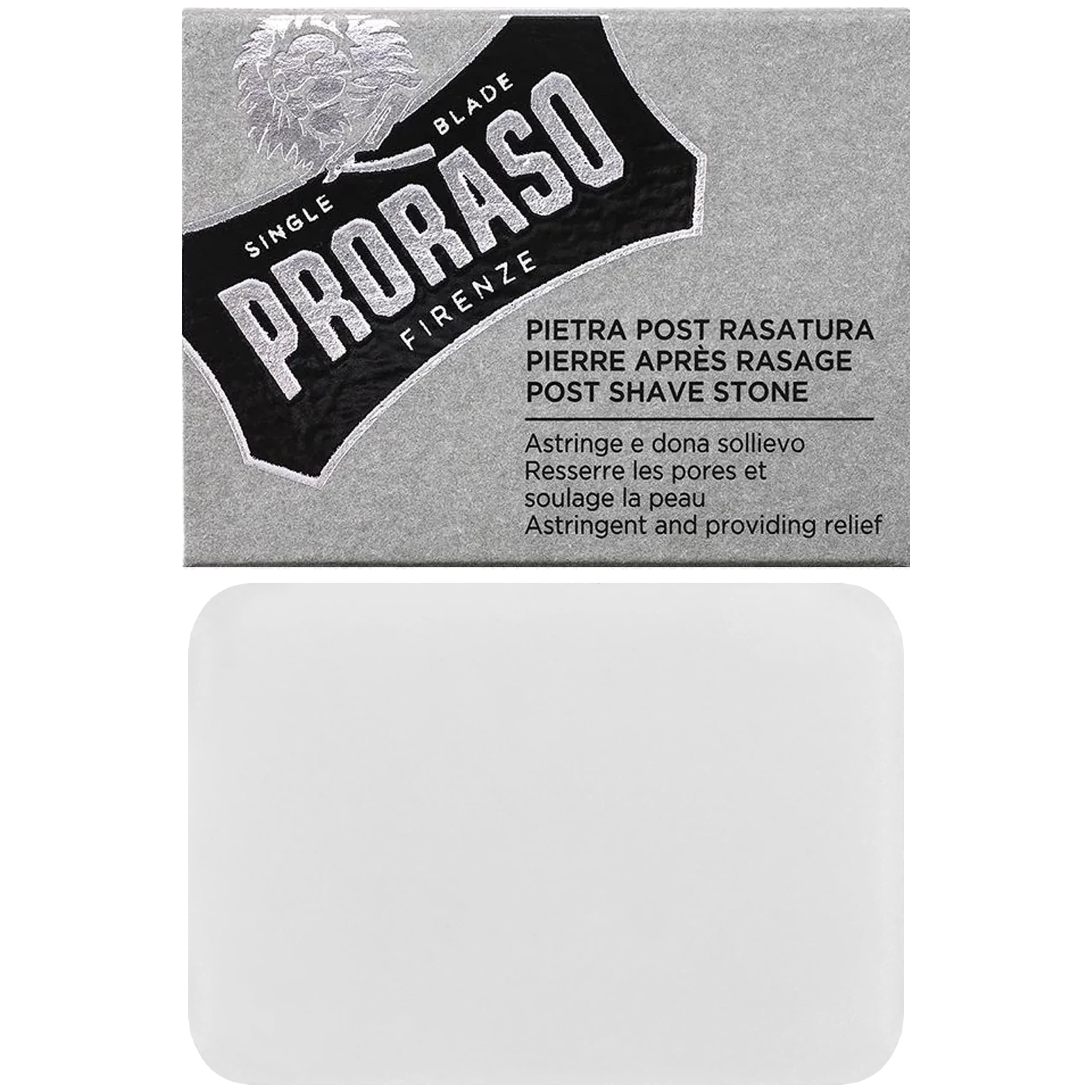 Post Shave Stone Natural Alum Block - ałun w kostce na skaleczenia