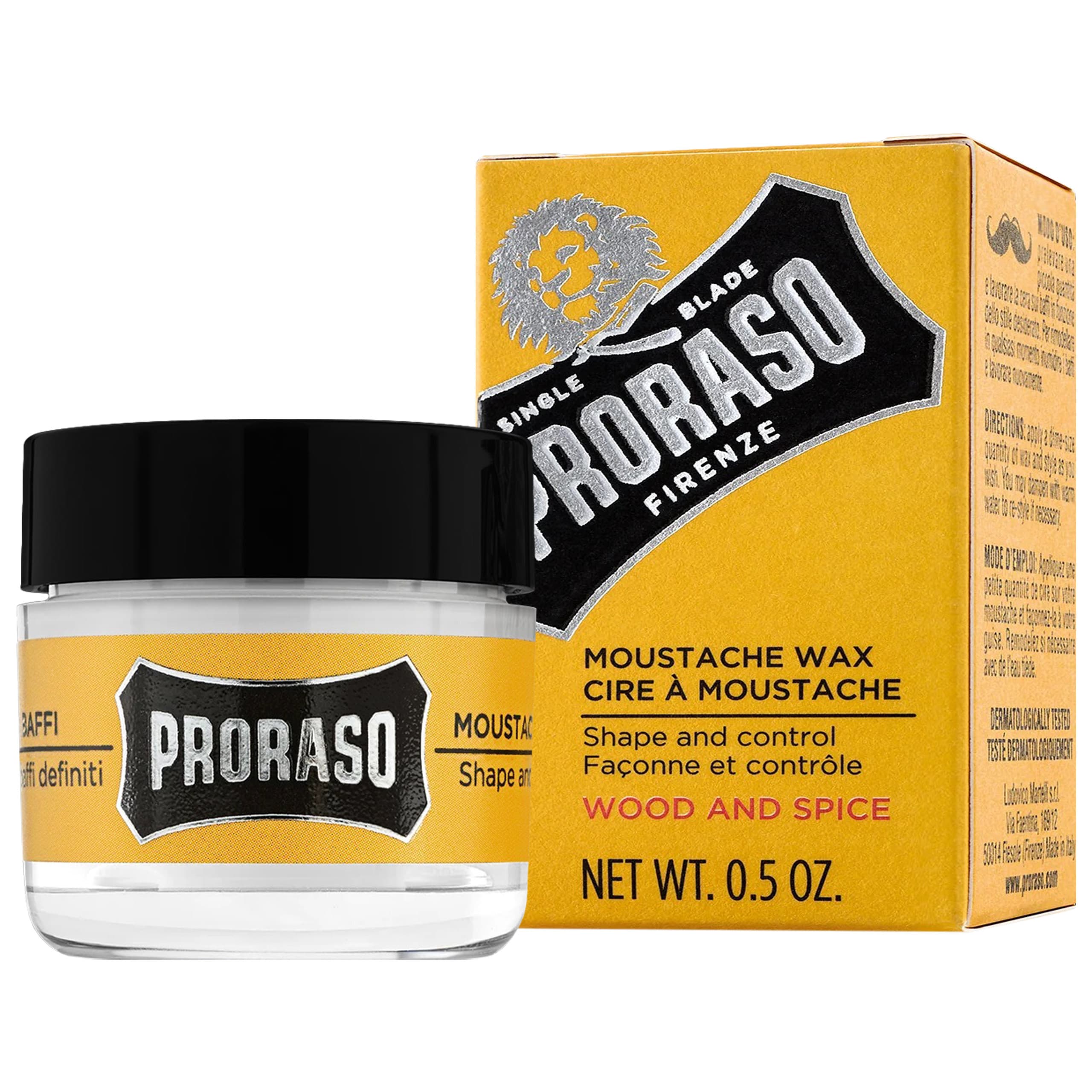Wood & Spice Mustache Wax - drzewno-korzenny wosk do wąsów