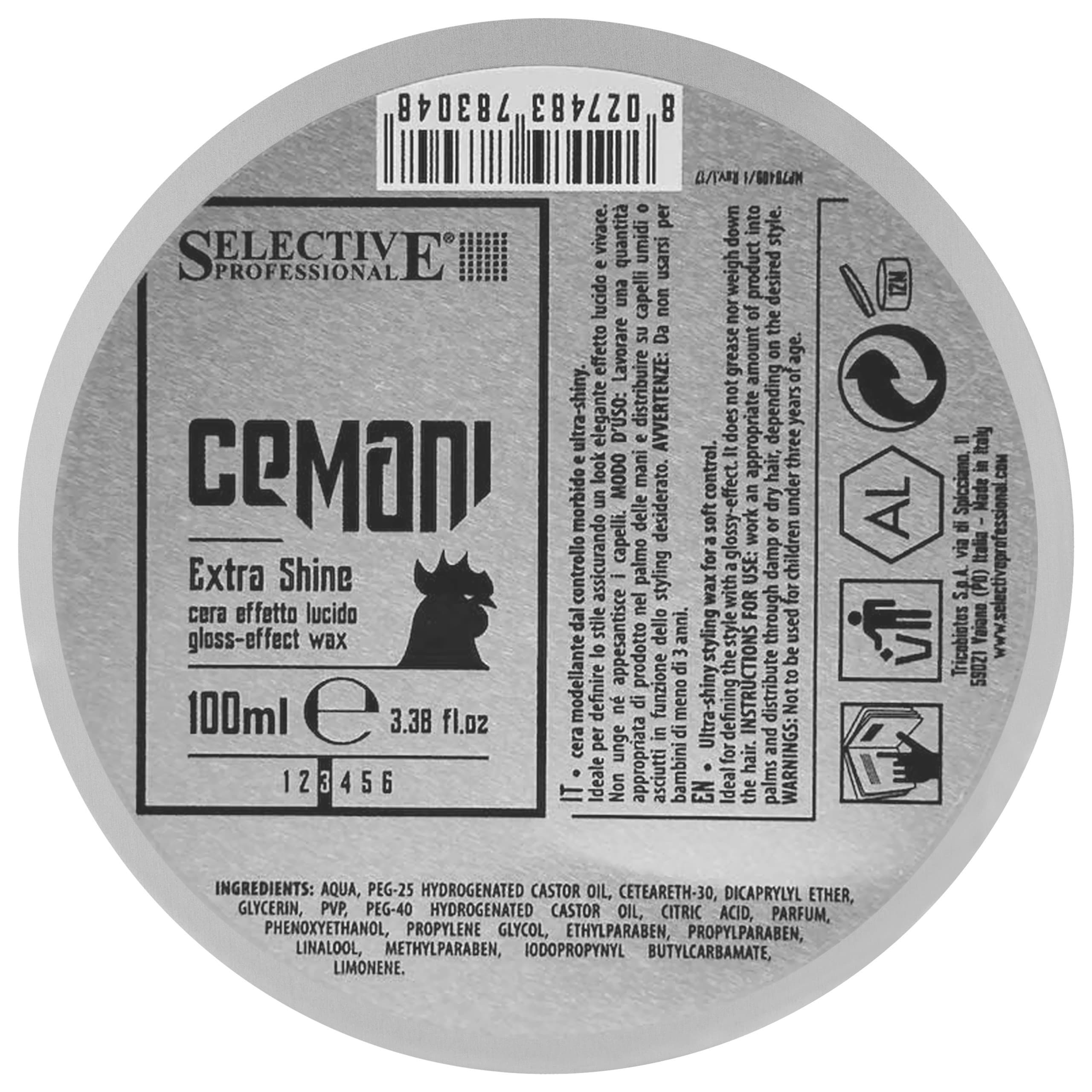 Cemani Extra Shine Wosk - wosk do stylizacji fryzur