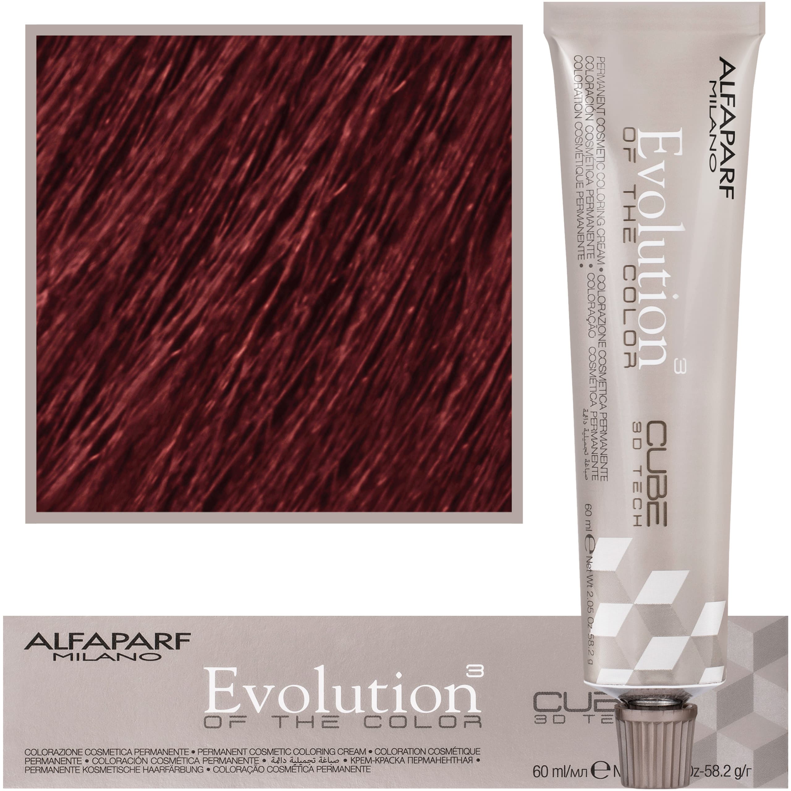 Evolution - farba do włosów cała paleta 6.6 | Ciemny czerwony blond