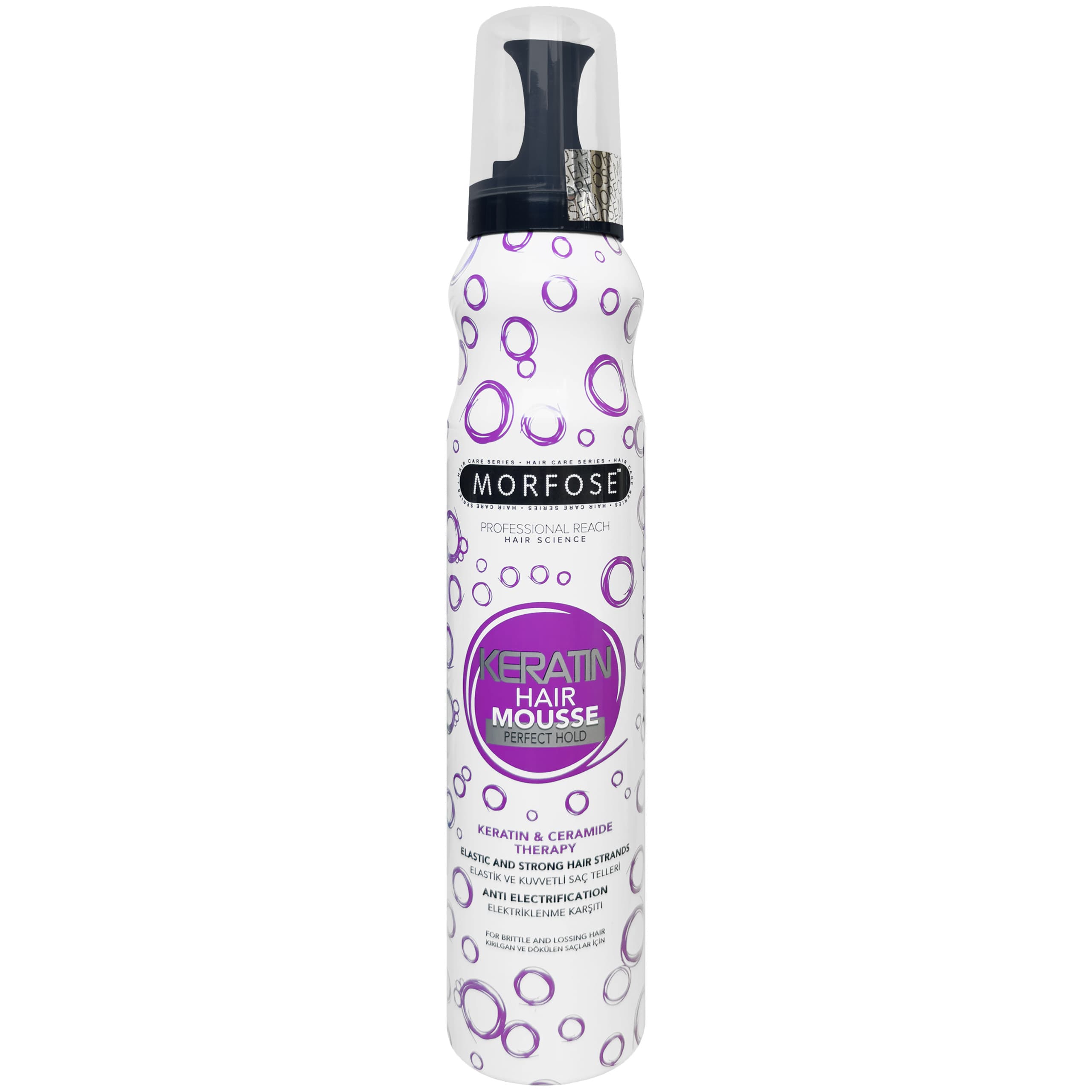 Keratin Hair Mousse - utrwalająca pianka do włosów z keratyną