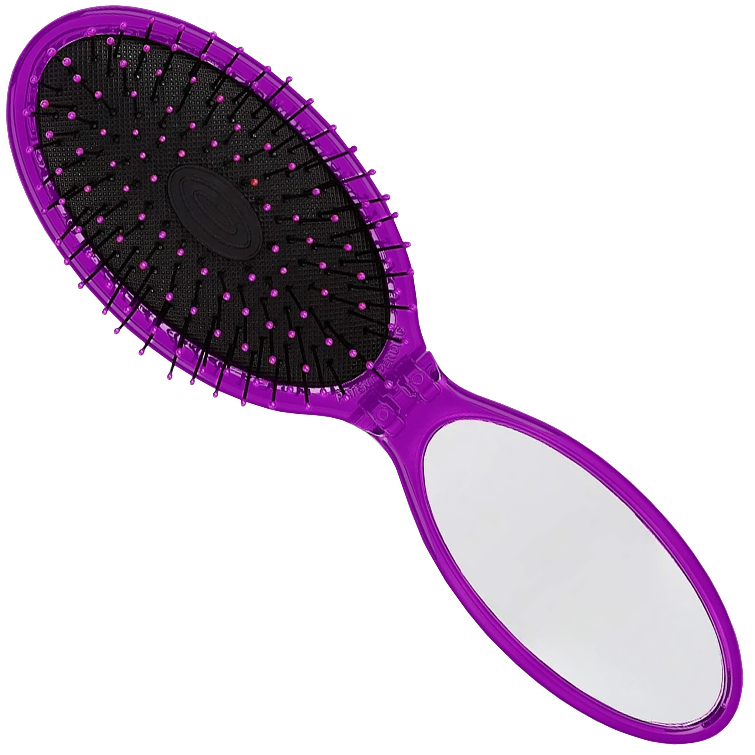 Pop And Go Detangler - szczotka podróżna z lusterkiem Purple | Fioletowy