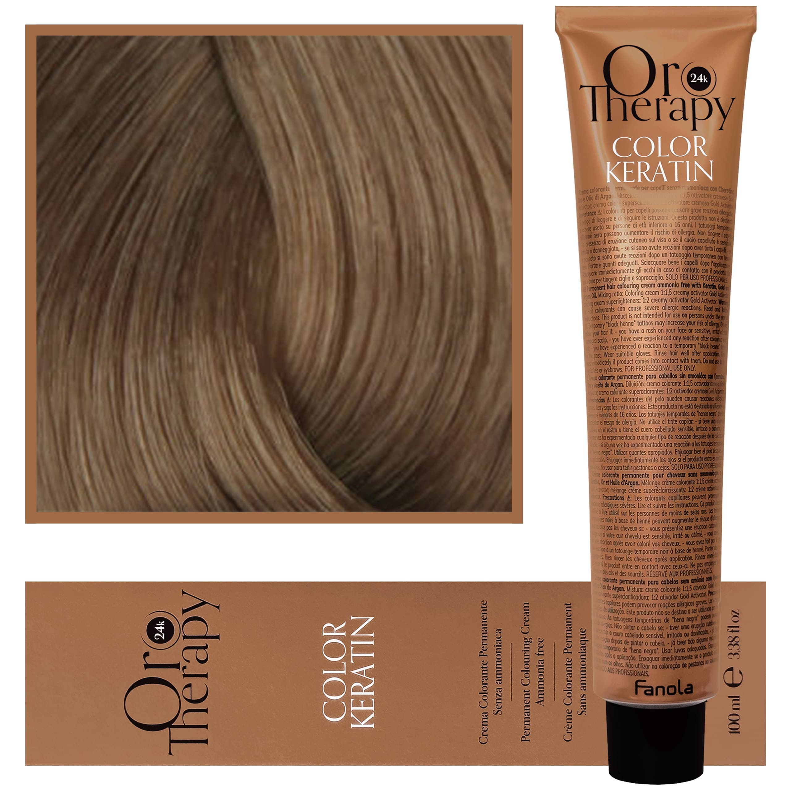 Oro Therapy - farba do włosów bez amoniaku, pełna paleta kolorów 9,00 | Intensywny Bardzo Jasny Blond