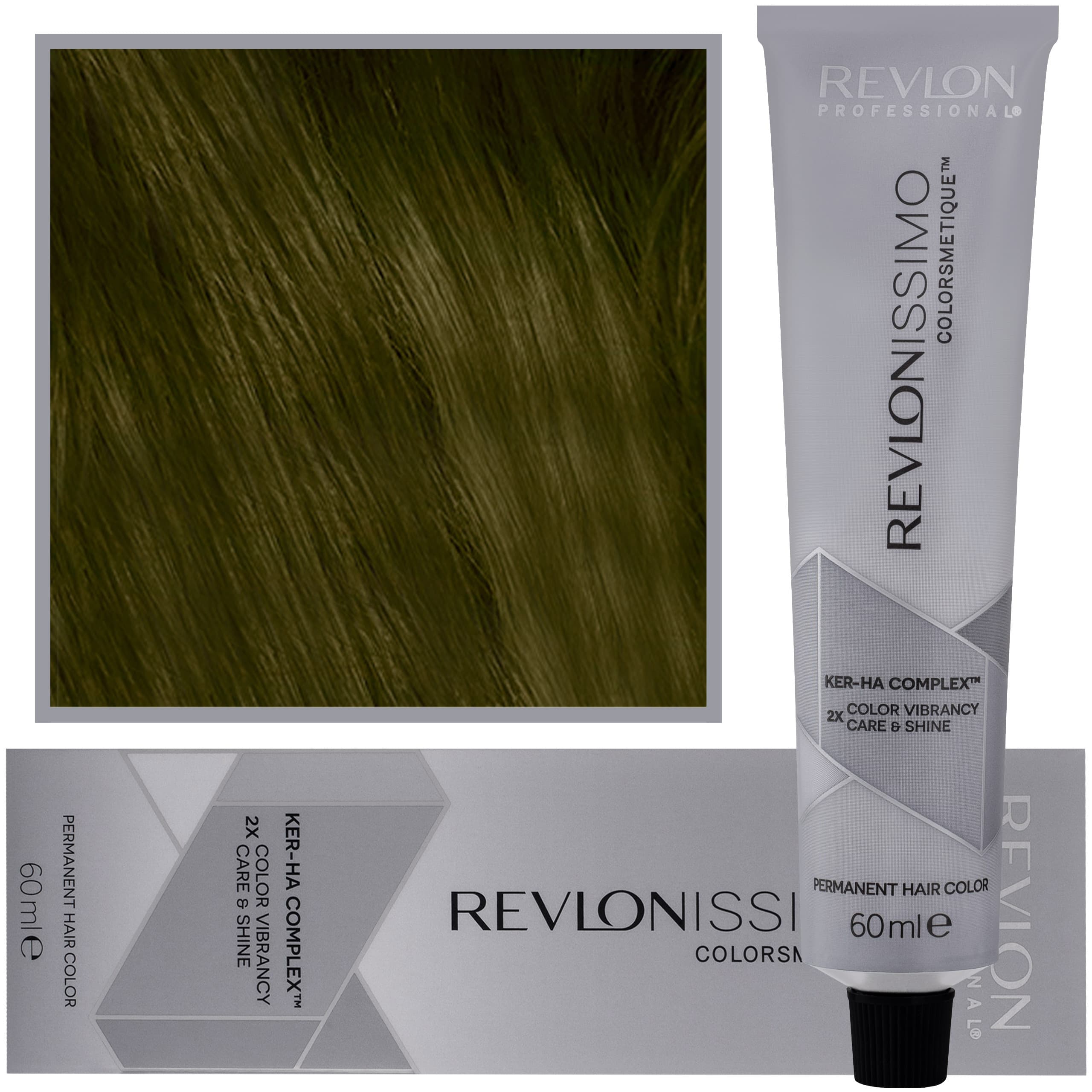 Revlonissimo Colorsmetique - kremowa farba do włosów, 6,7MN | Ciemny Blond Neutralizujący