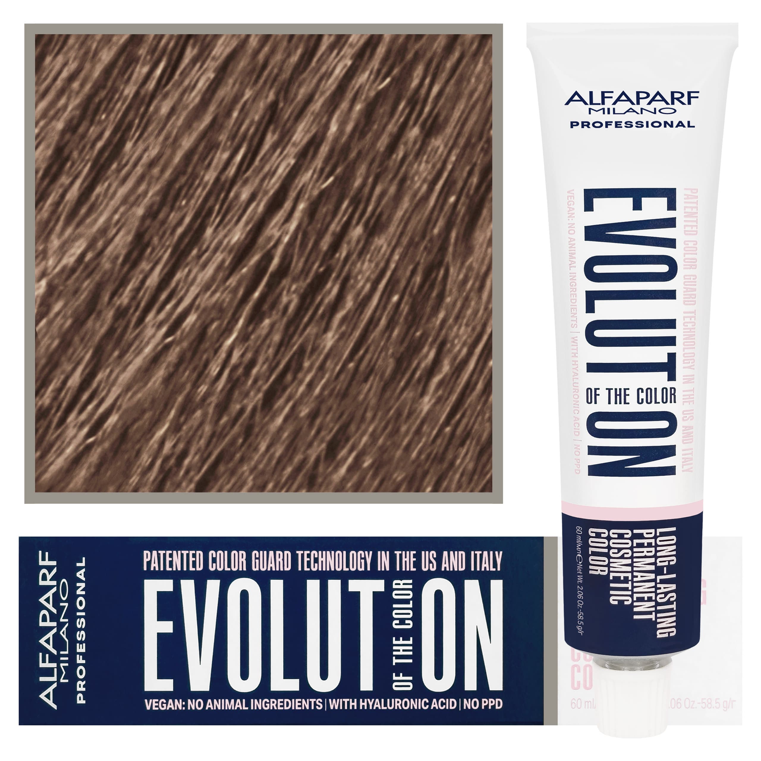 Evolution - wegańska farba do koloryzacji włosów, 8NB | Jasny Ciepły Blond