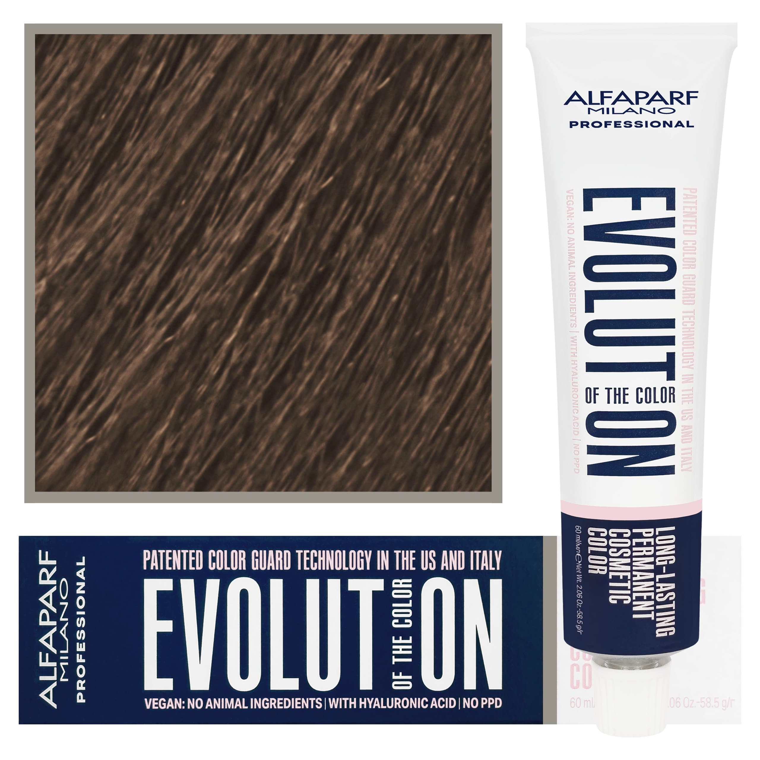 Evolution - wegańska farba do koloryzacji włosów, 8NI | Jasny Intensywny Naturalny Blond