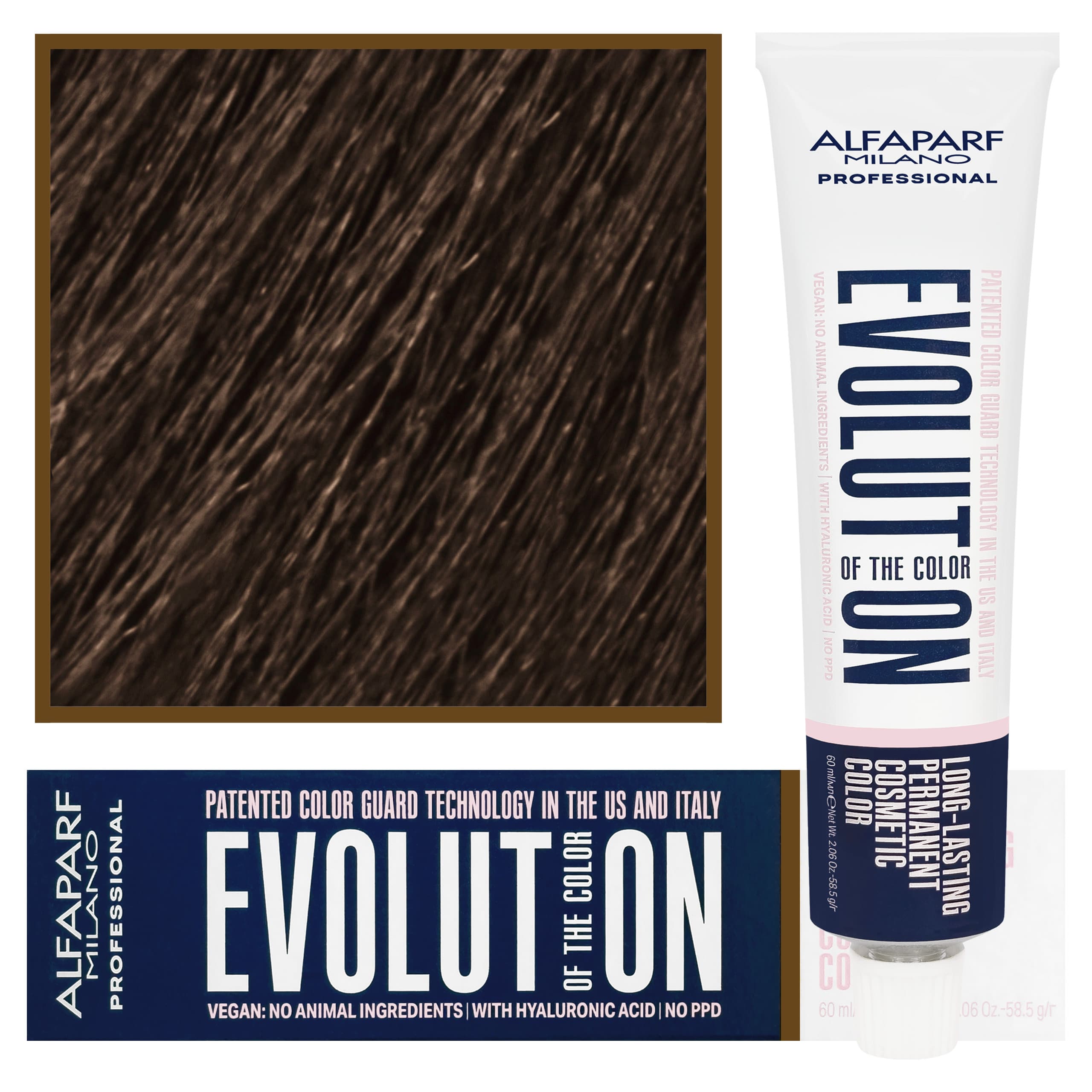Evolution - wegańska farba do koloryzacji włosów, 6,7 | Ciemny Matowy Blond