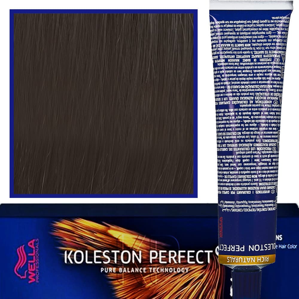 Koleston Perfect Me - profesjonalna farba do koloryzacji włosów, 5/1 Jasny Popielaty Brąz