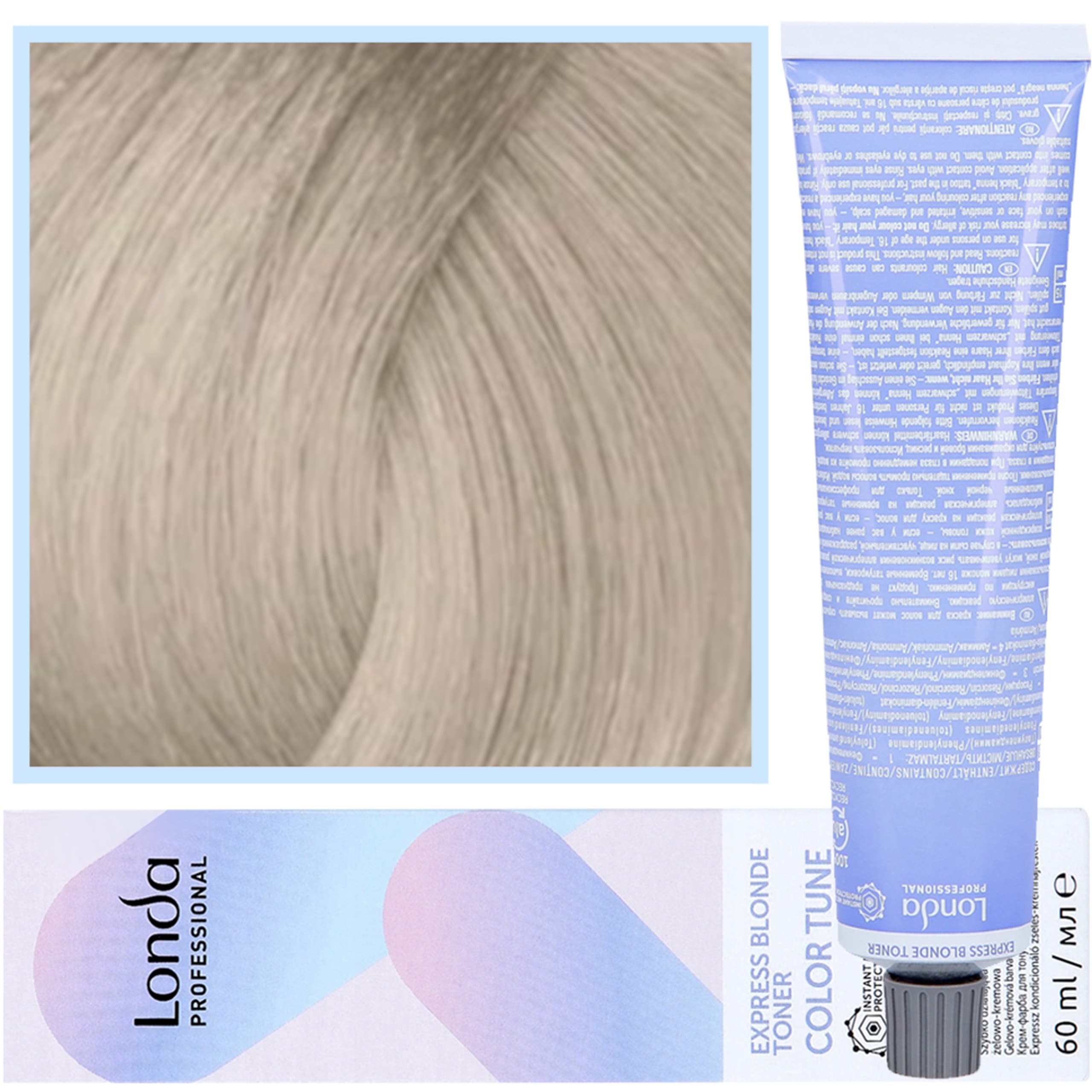 Color Tune - ekspresowy toner do włosów blond, /19 | Popielaty Opalizujący