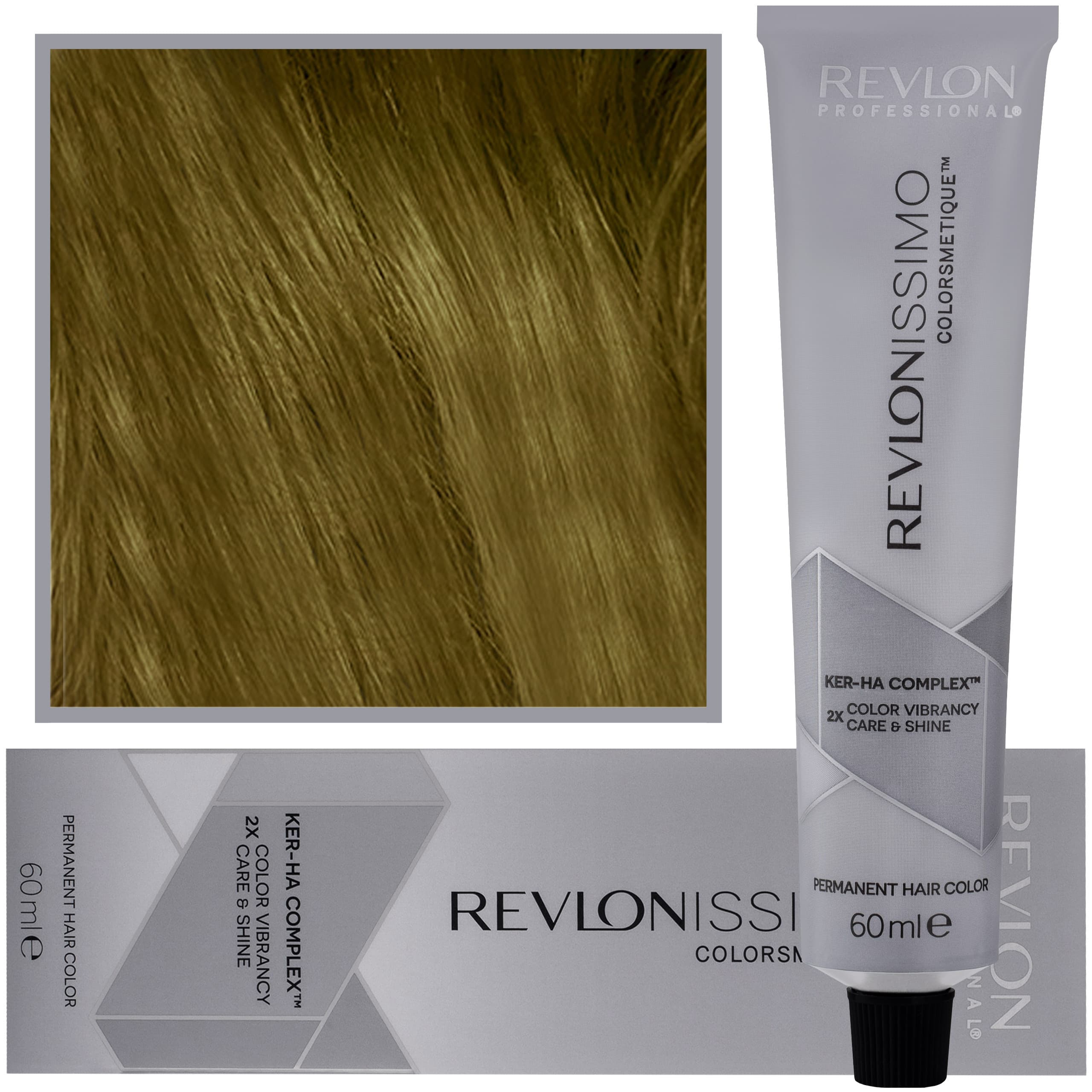 Revlonissimo Colorsmetique - kremowa farba do włosów, 8,7MN | Jasny Blond Neutralizujący