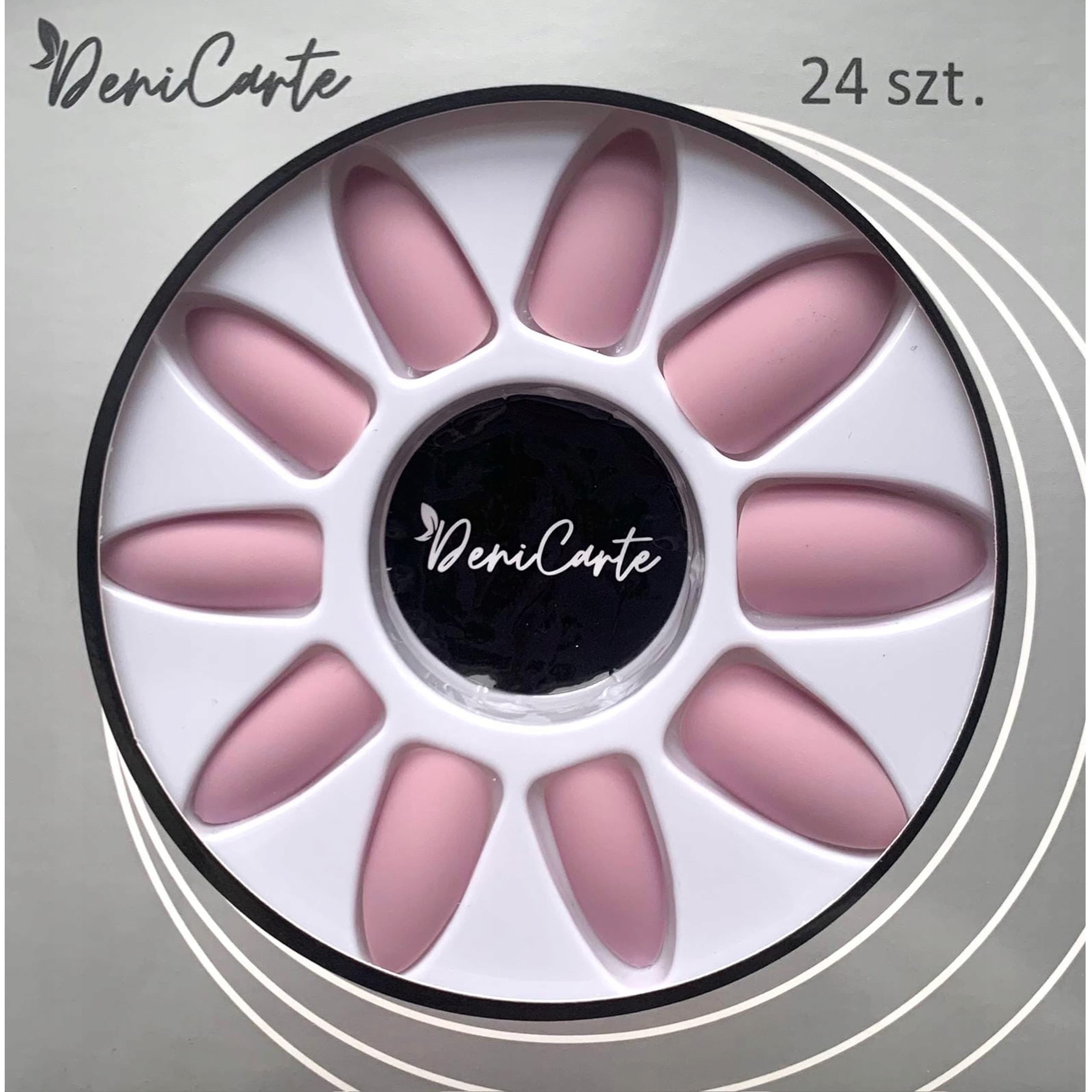 Deni Carte Tipsy Matowe - sztuczne paznokcie,, kolor do wyboru Pink Nude | Różowy Cielisty