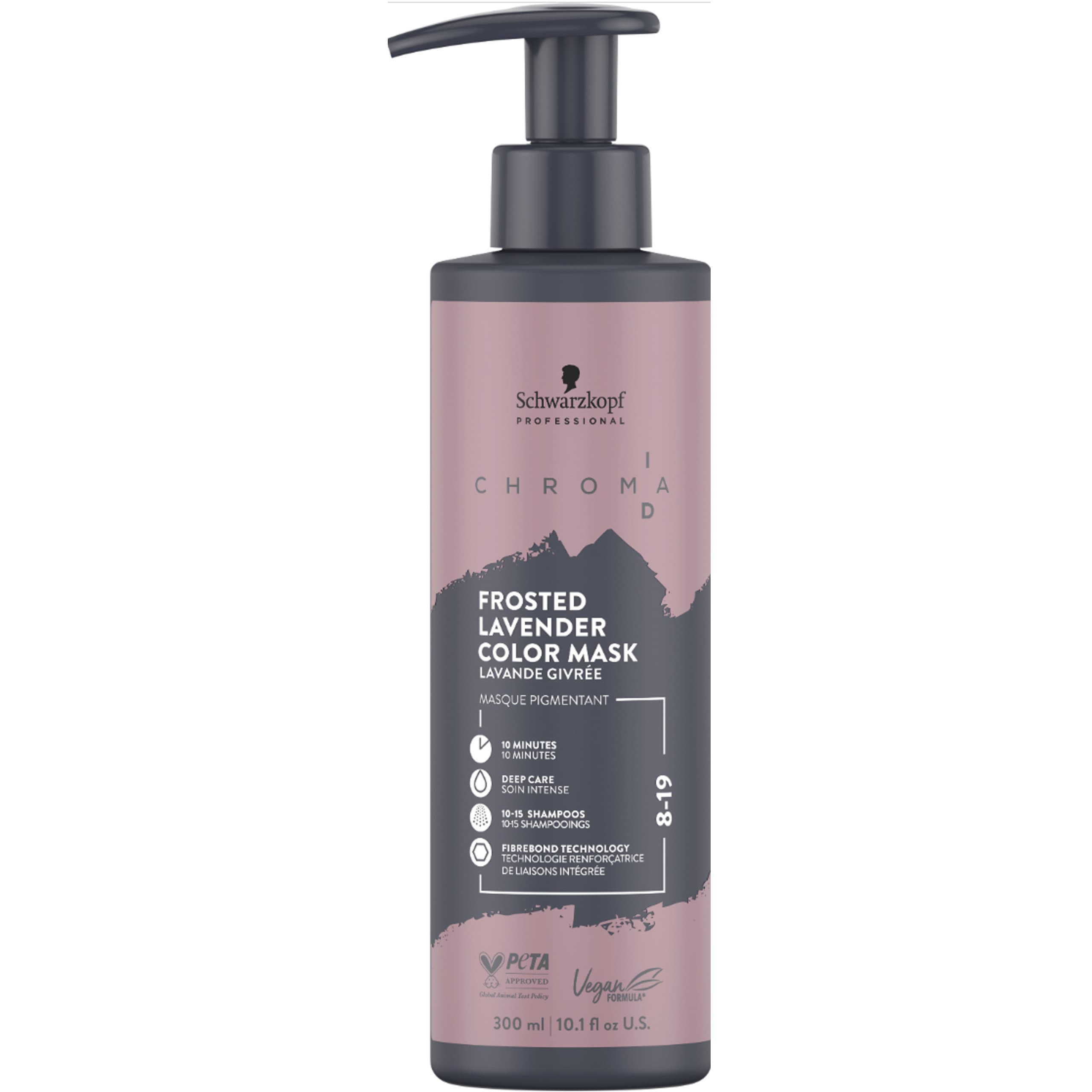 Schwarzkopf Chroma ID Color Mask - maska koloryzująca do włosów, 8-19 Frosted Lavender | Mroźny Lawendowy