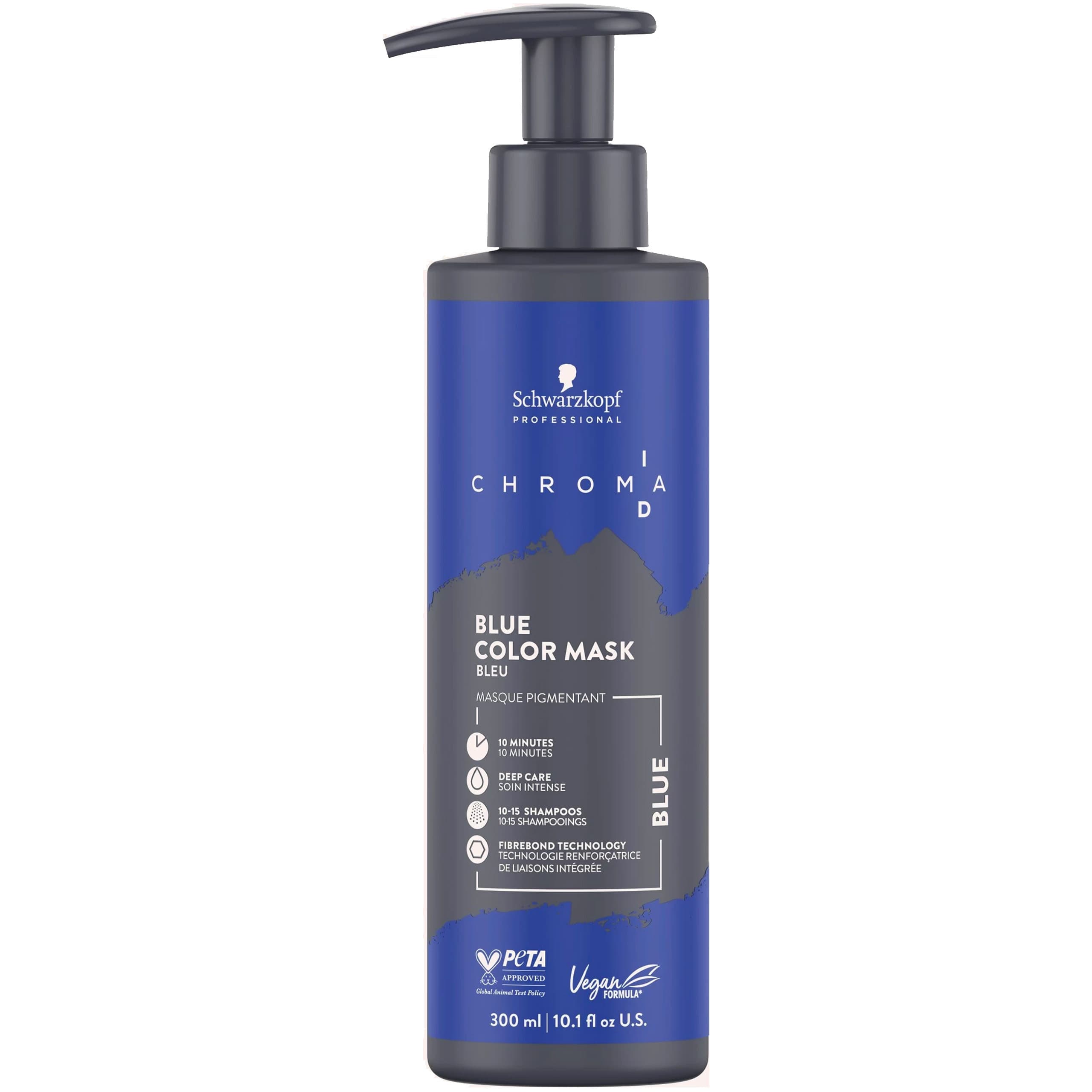 Schwarzkopf Chroma ID Color Mask - maska koloryzująca do włosów, Blue | Niebieski