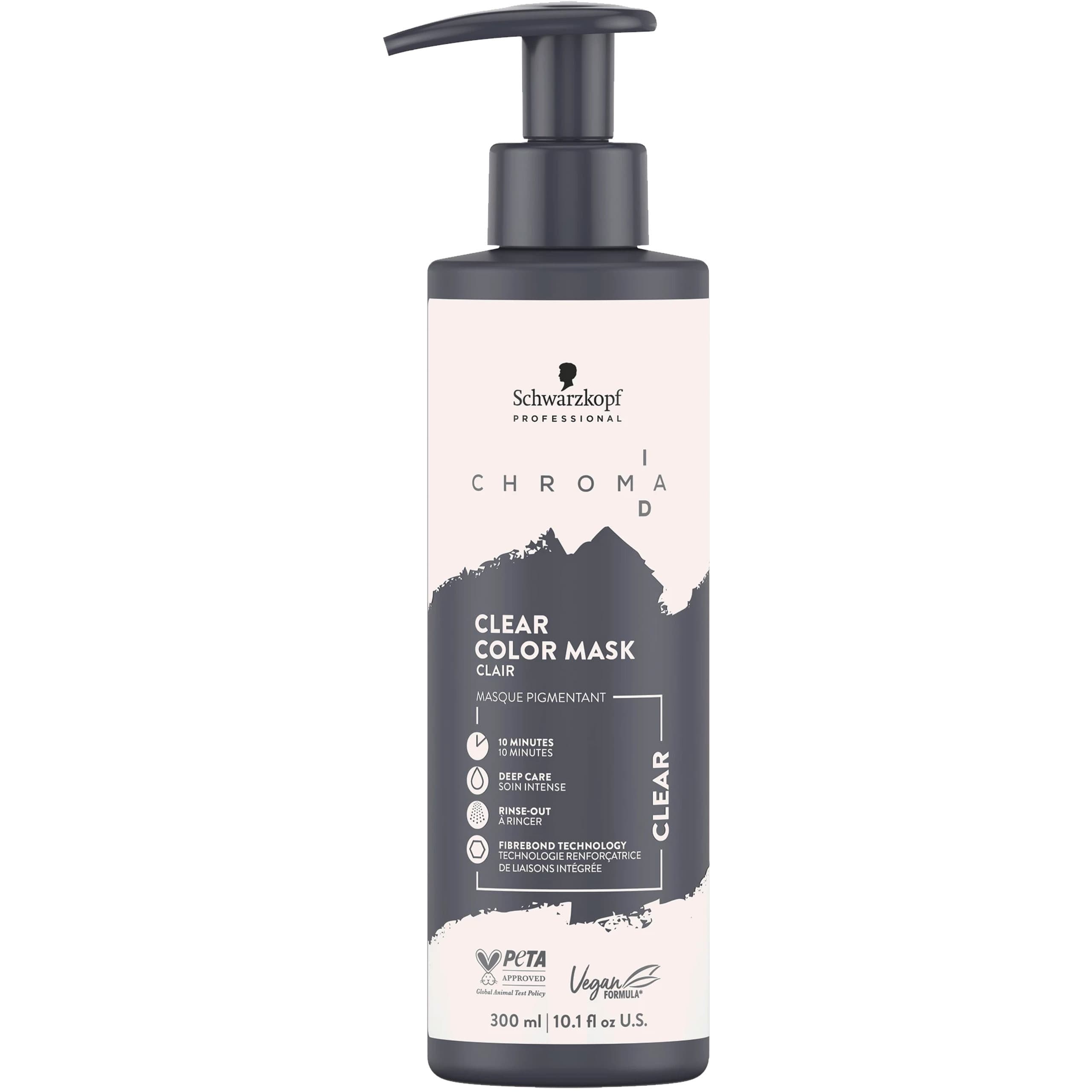 Schwarzkopf Chroma ID Color Mask - maska koloryzująca do włosów, Clear | Czysty