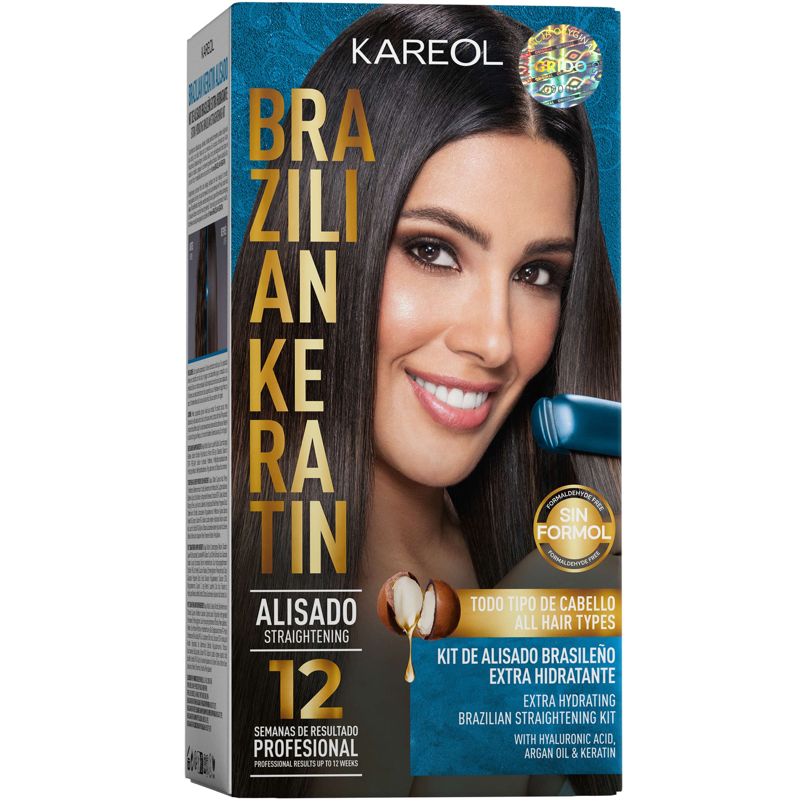 Brazilian Keratin Extra Hydra Kit - nawilżający zestaw do keratynowego prostowania