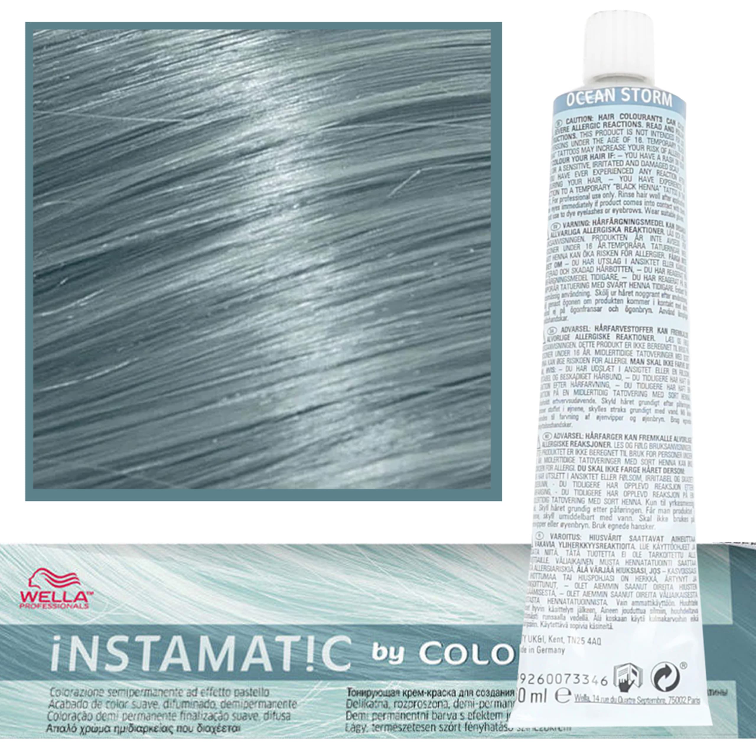 Color Touch Instamatic - półtrwała farba do włosów w pastelowych odcieniach, /6 Ocean Storm | Morski