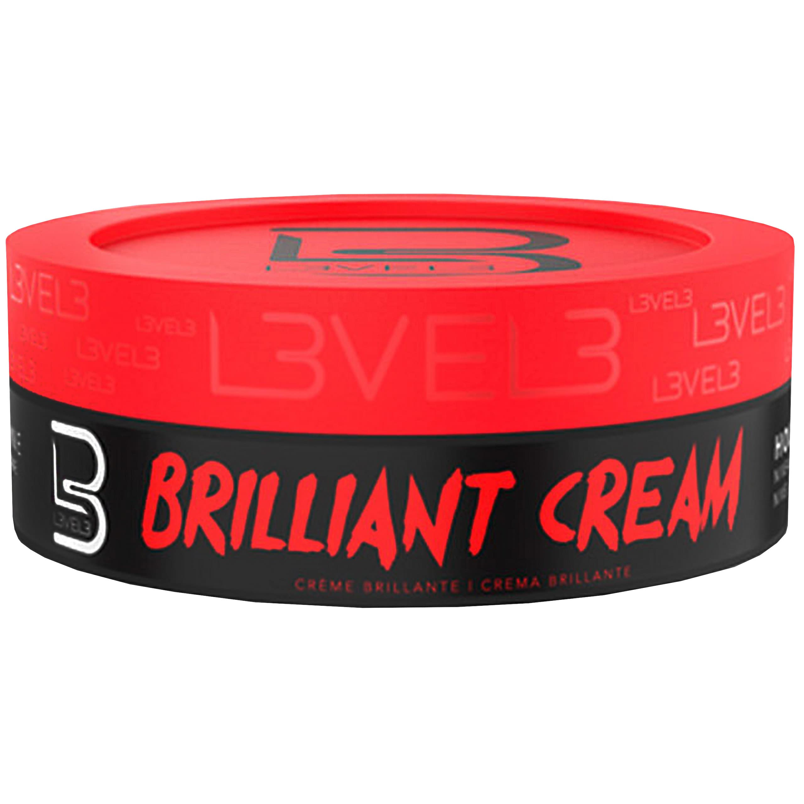 L3VEL3 Brilliant Cream - nabłyszczający krem do włosów, brylantyna w kremie