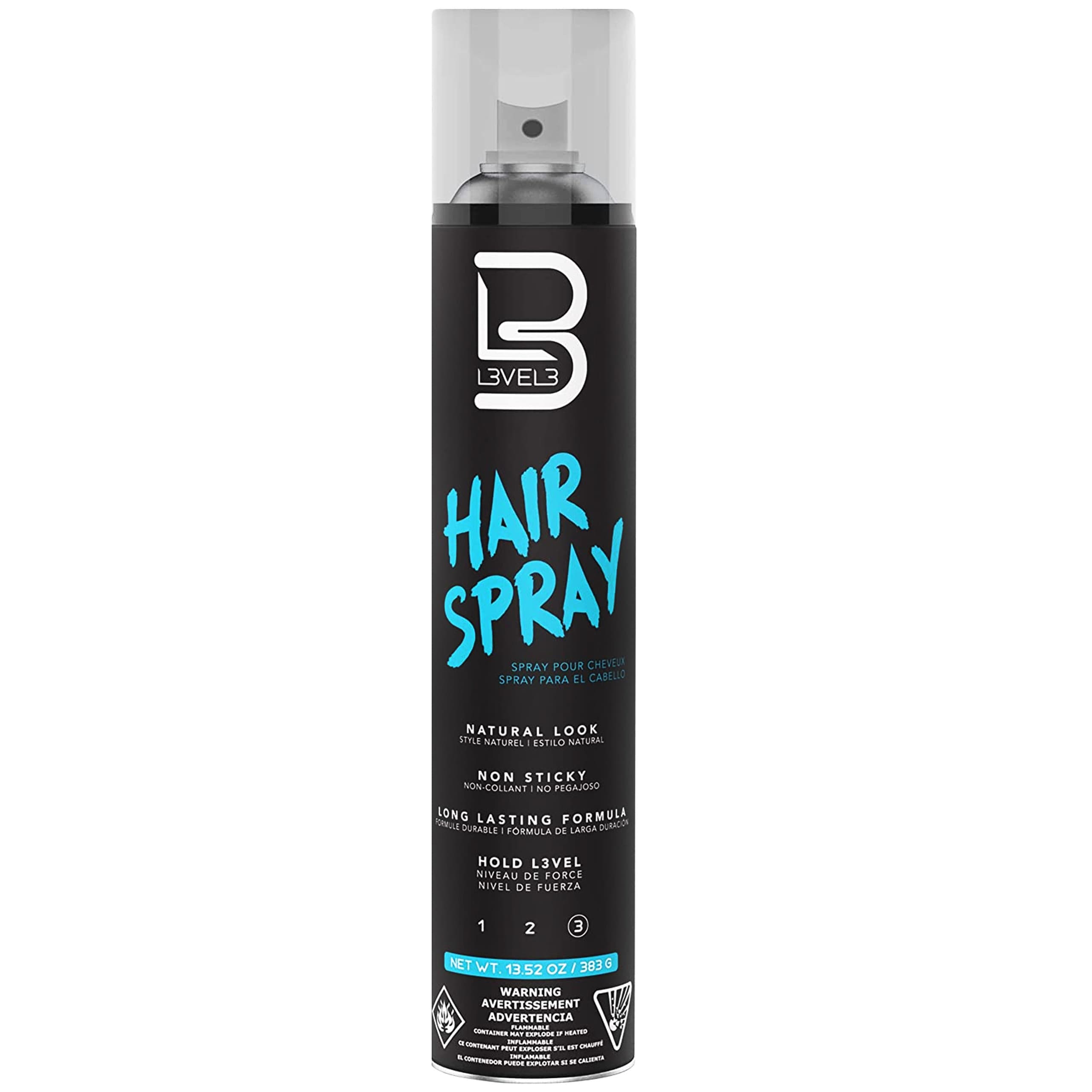L3VEL3 Hair Spray - mocno utrwalający lakier do stylizacji włosów