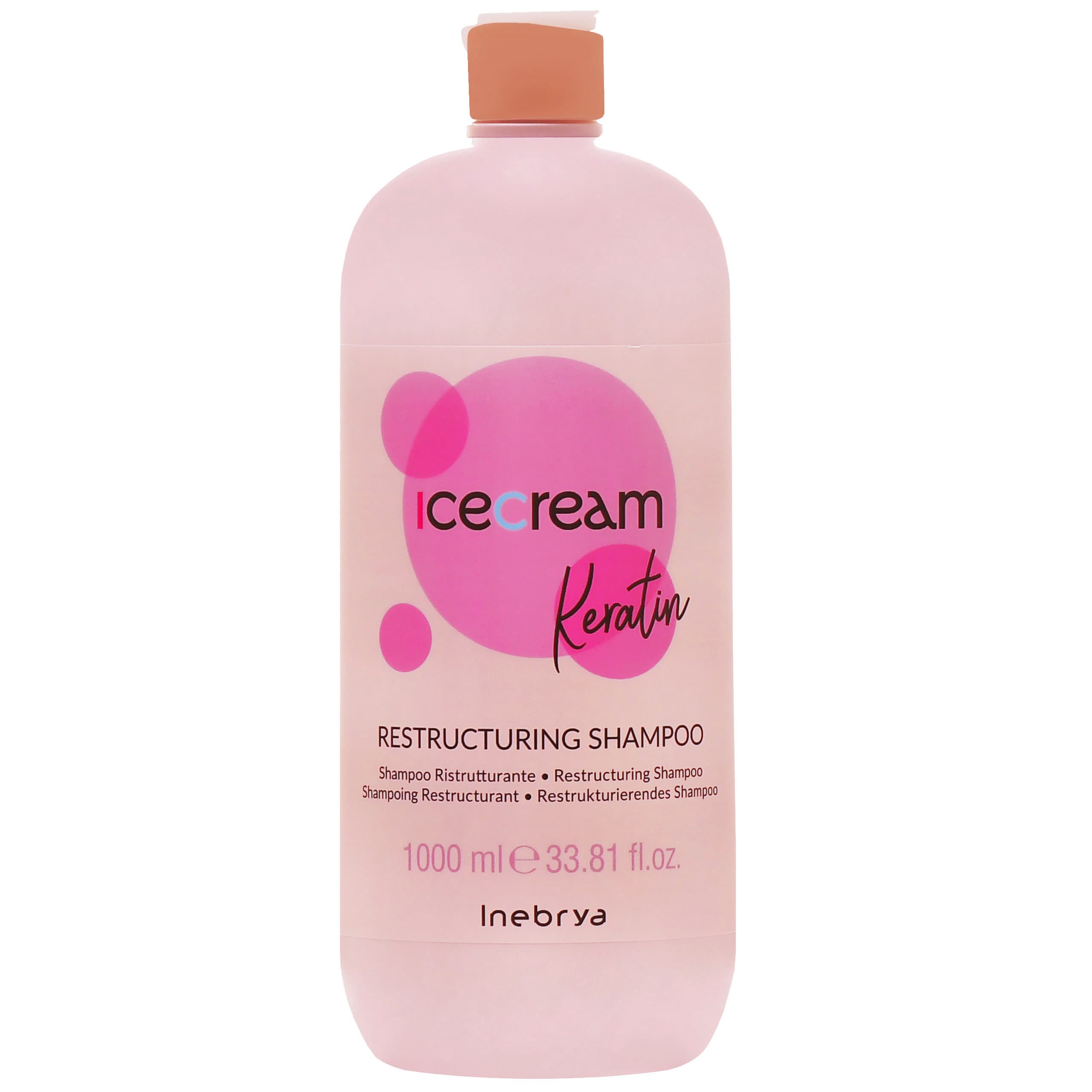 Ice Cream Keratin Restructuring - szampon do włosów suchych i puszących się