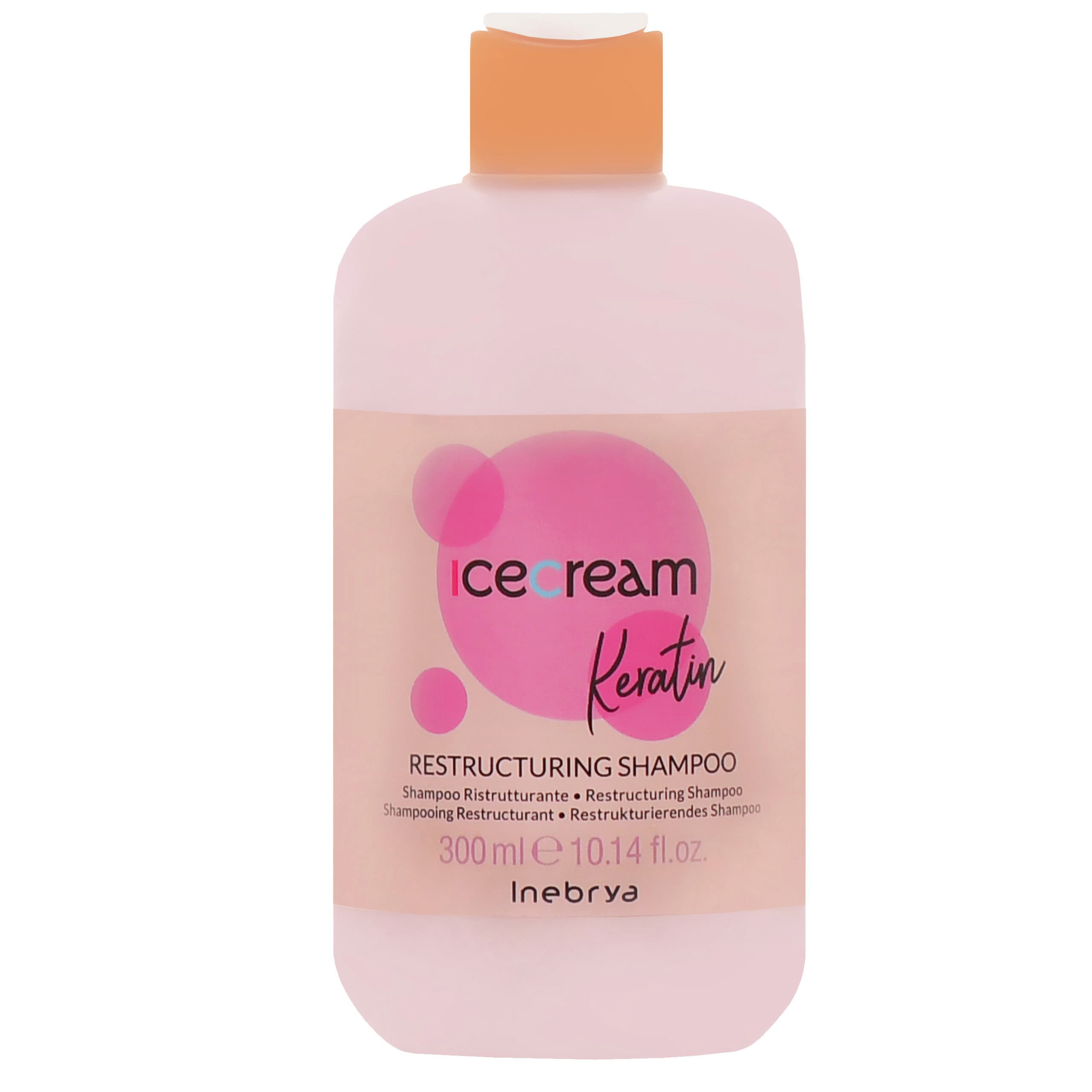 Ice Cream Keratin Restructuring - szampon do włosów suchych i puszących się