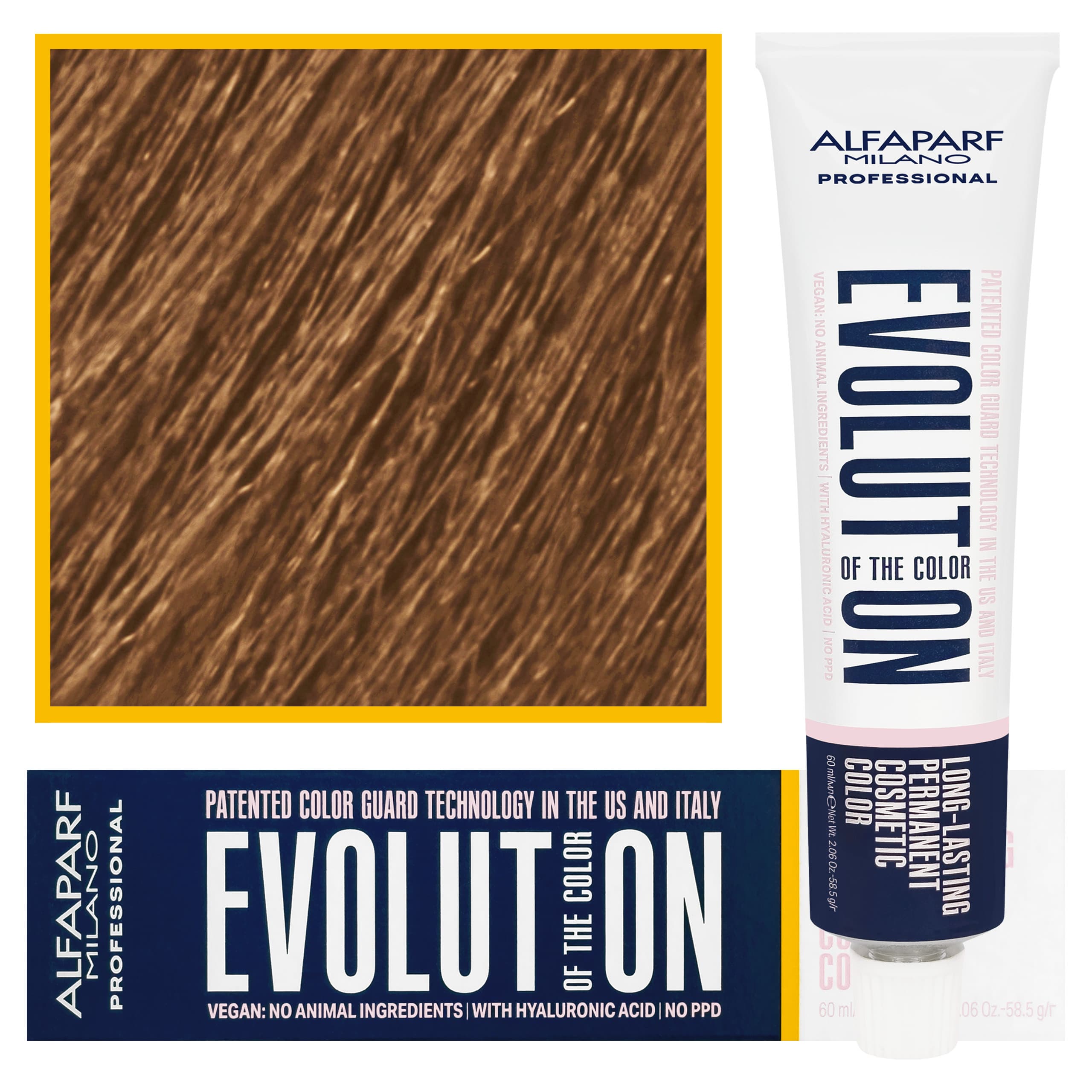 Evolution - wegańska farba do koloryzacji włosów, 8,3 | Jasny Złoty Blond