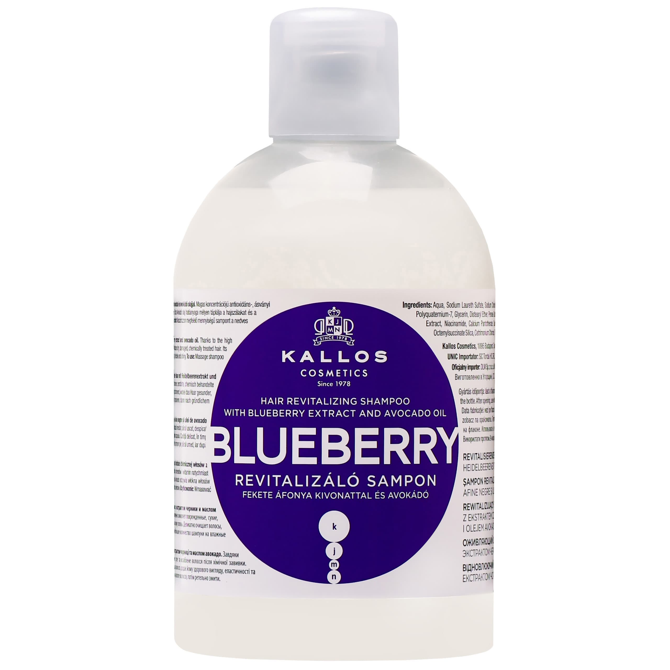 Blueberry Revitalizing Shampoo - rewitalizujący szampon do włosów zniszczonych