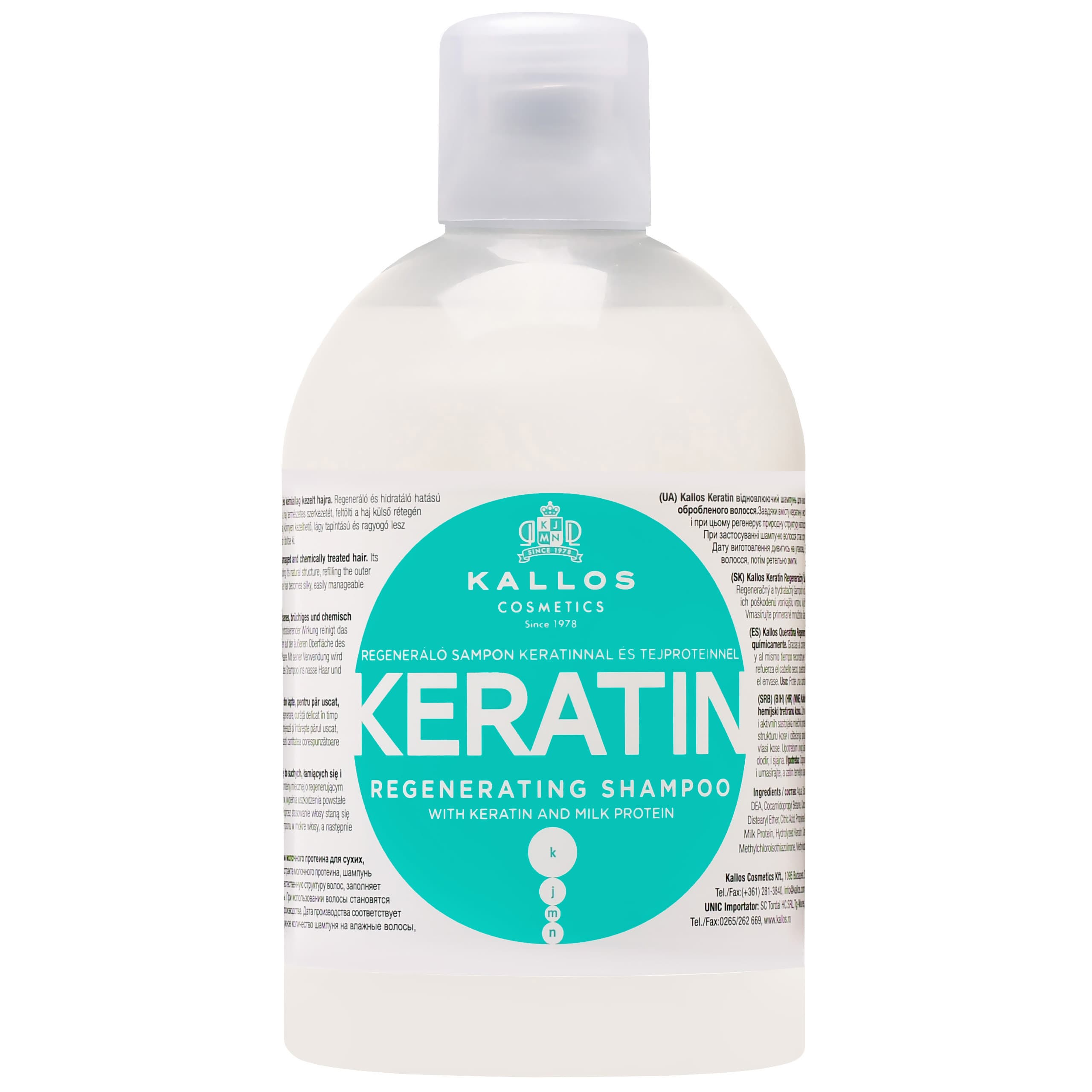 Keratin Shampoo - szampon do włosów z keratyną ulatwiający prostowanie