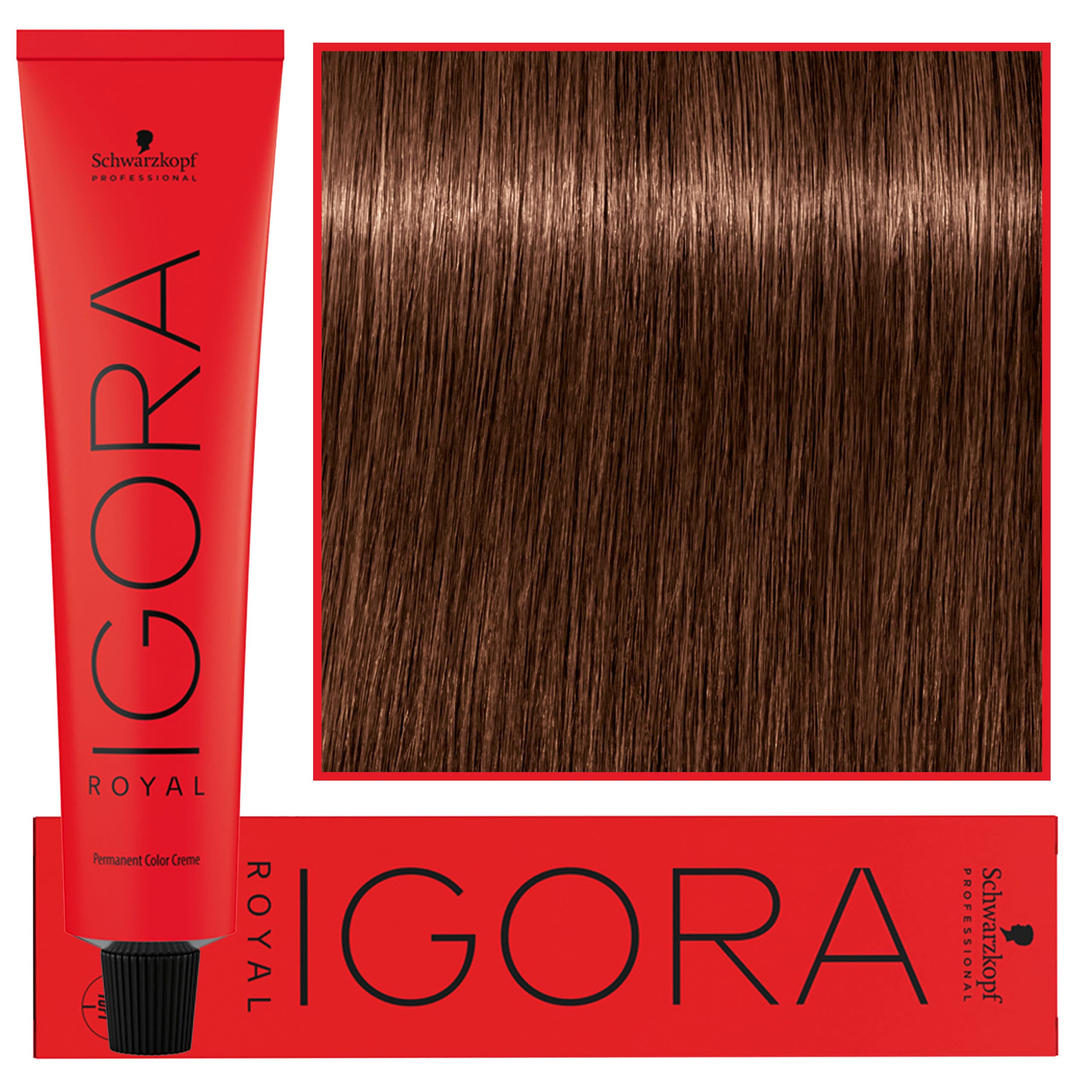IGORA Royal farba do włosów odcień 6-68 Dark Blonde Chocolate Red