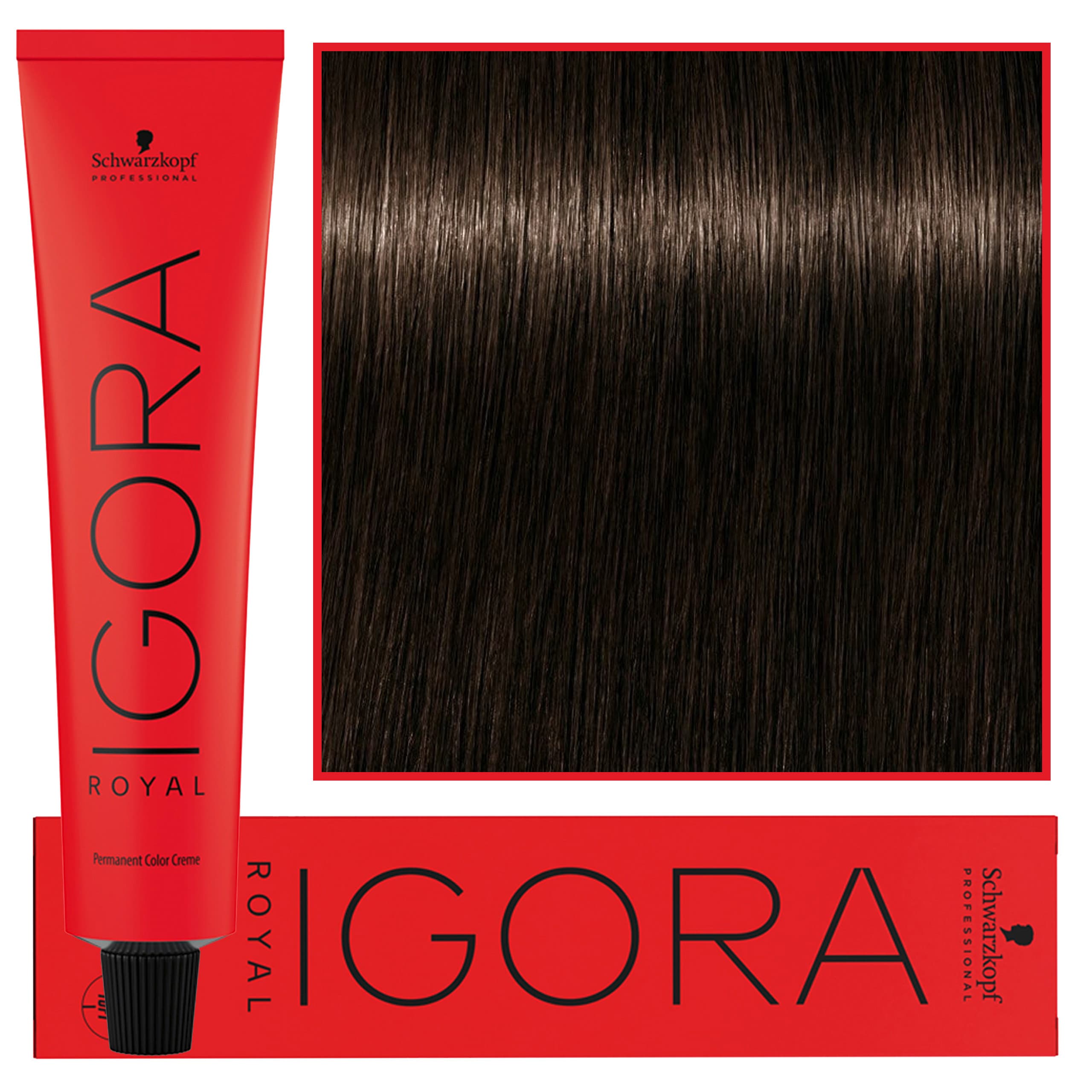 IGORA Royal farba do włosów odcień 4-0 Medium Brown Natural