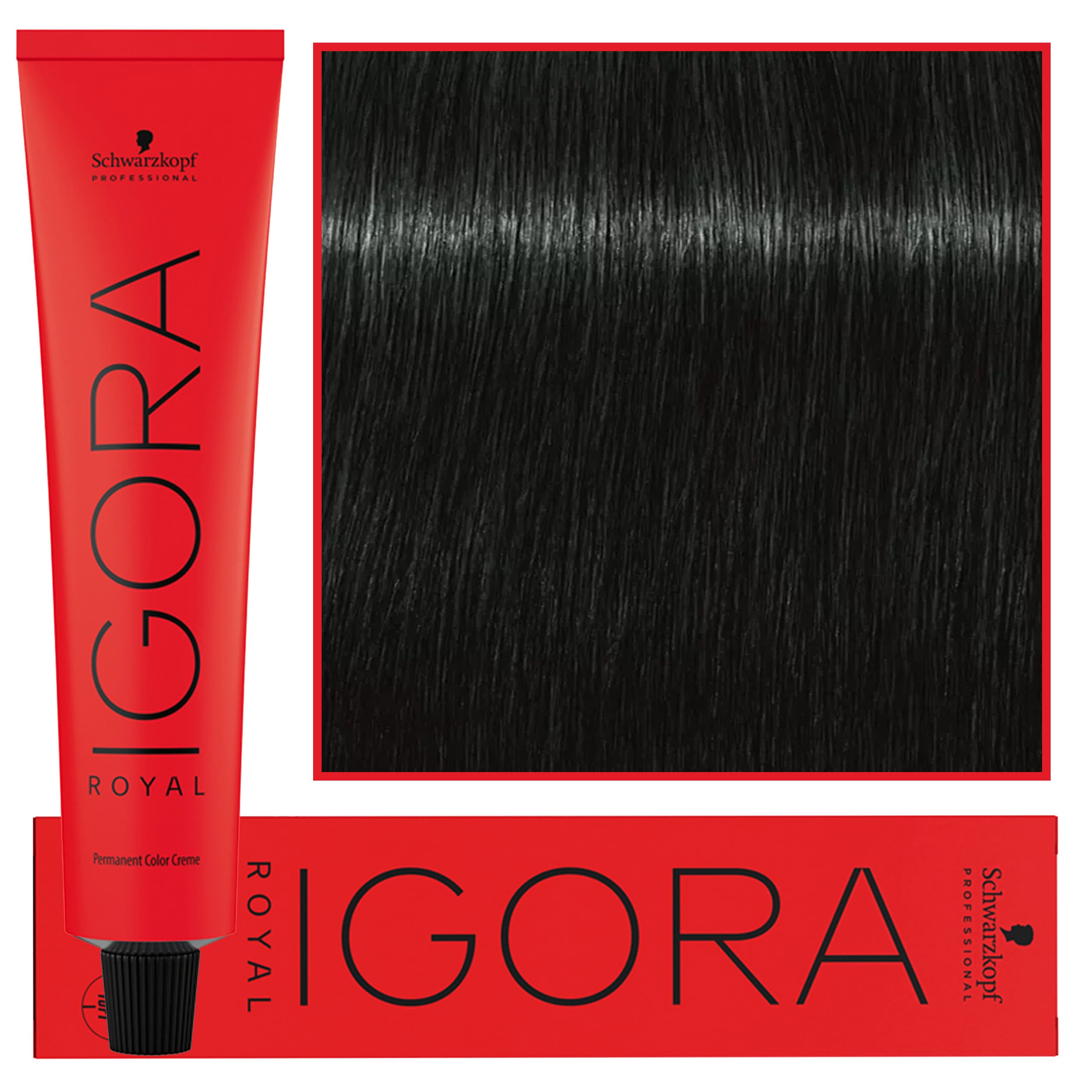 Igora Royal - trwała farba do włosów o innowacyjnej formule, 4-33 | Średni Brąz Mat Extra