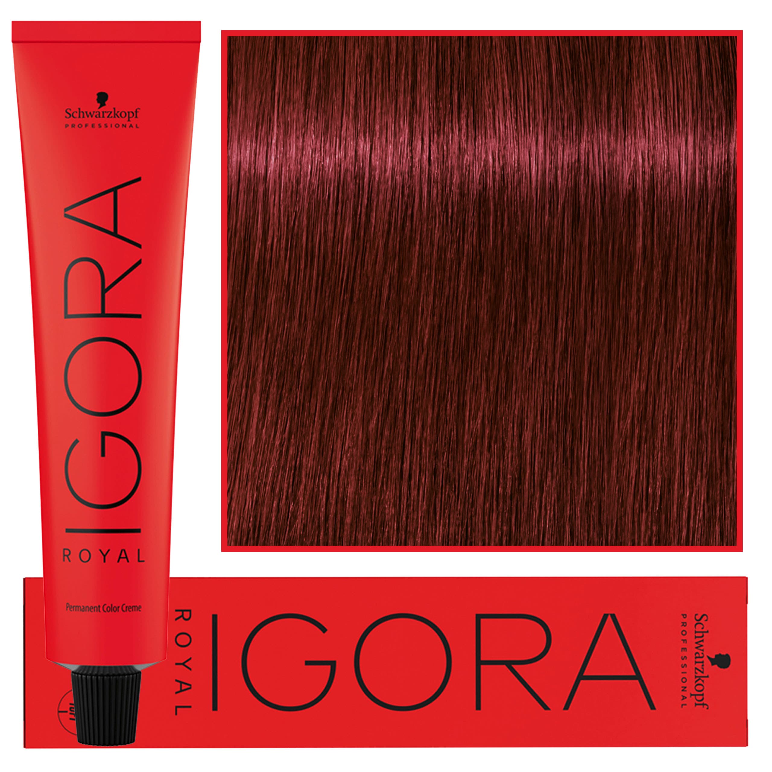 IGORA Royal farba do włosów odcień 5-88 Light Brown Red Extra