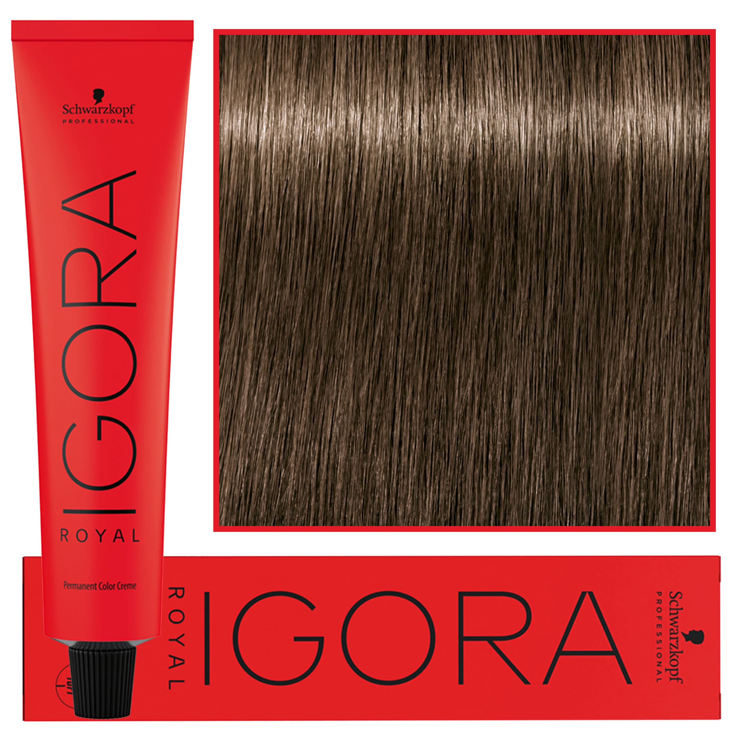 Igora Royal - trwała farba do włosów o innowacyjnej formule, 6-00 | Ciemny Blond Naturalny Extra