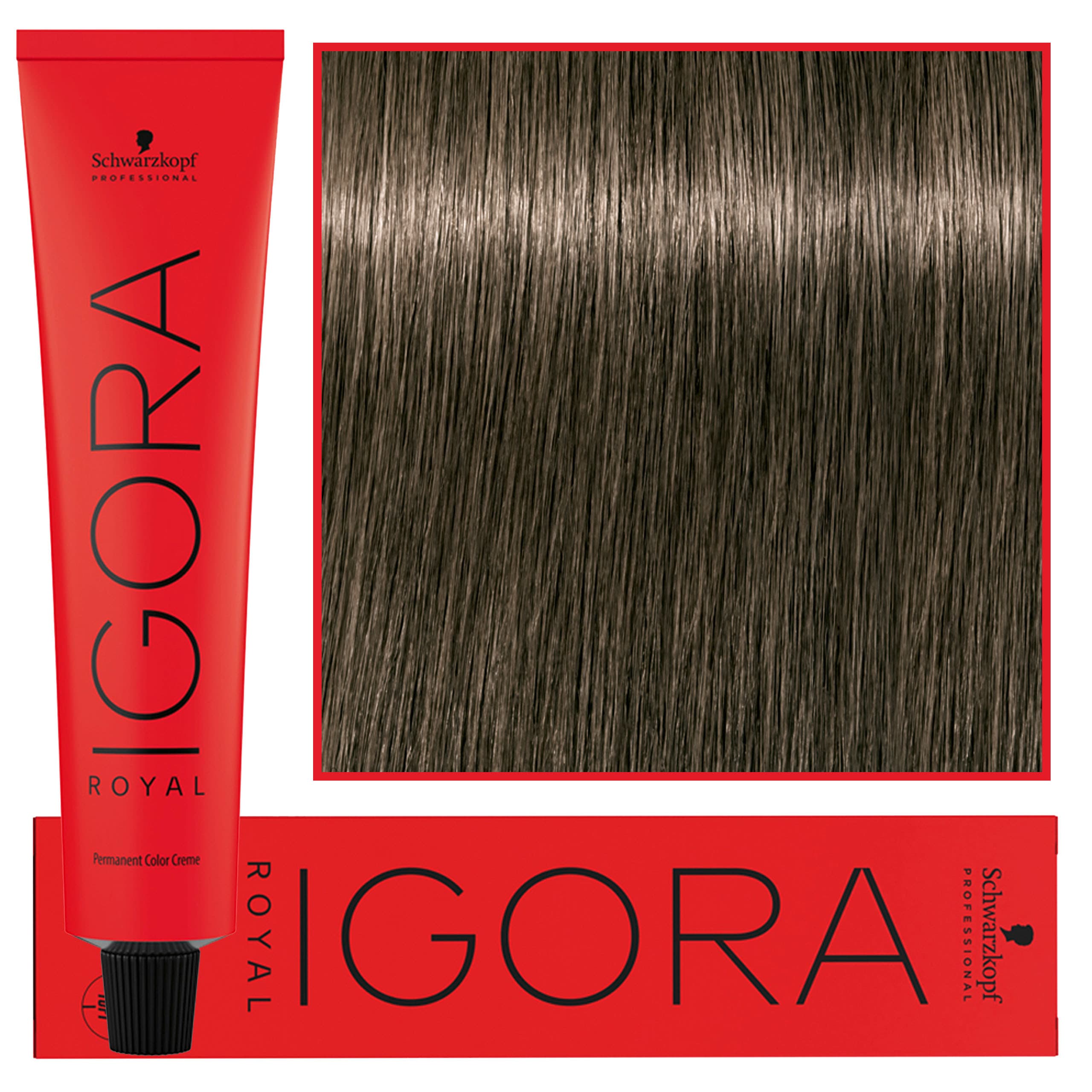 IGORA Royal farba do włosów odcień 6-1 Dark Blonde Cendré