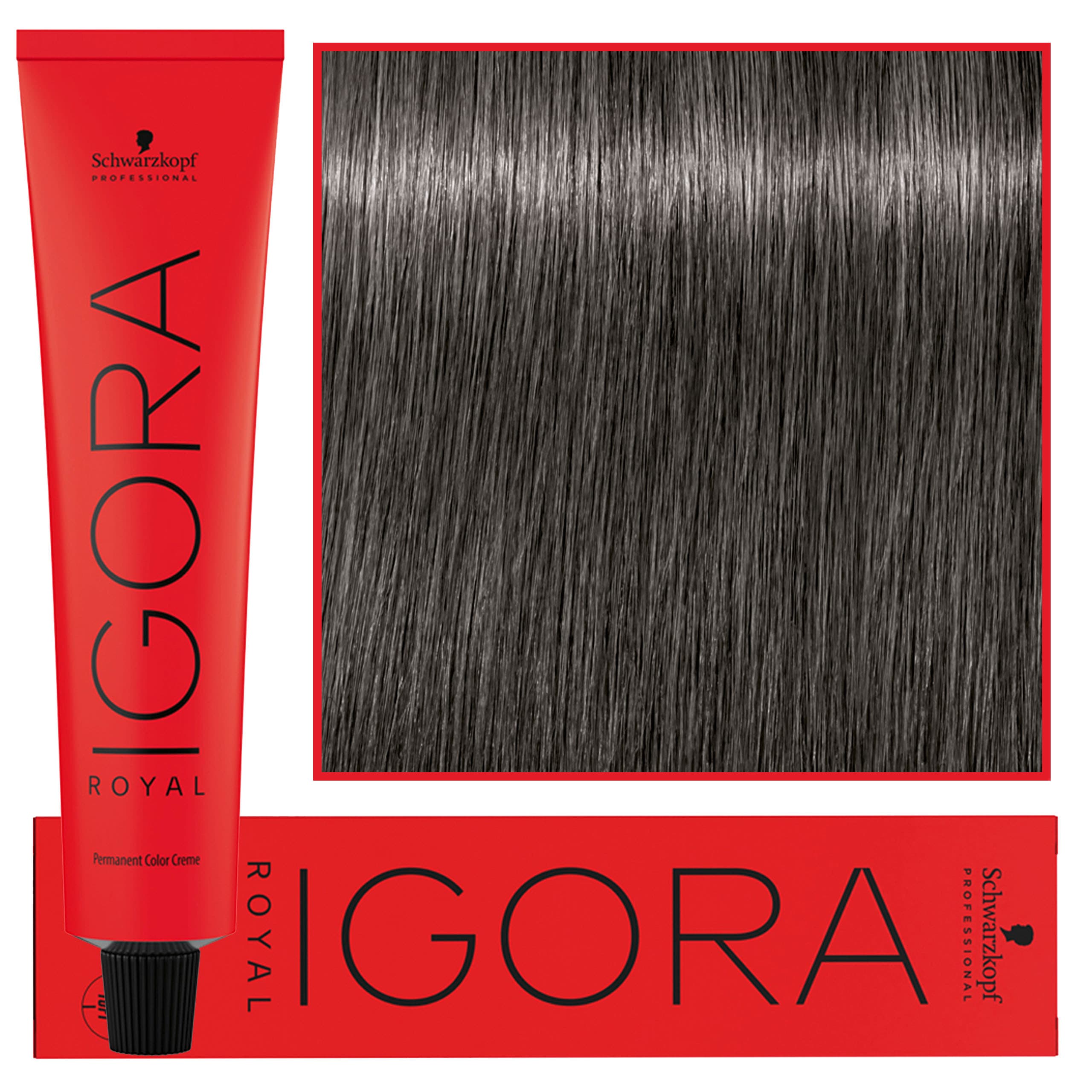 IGORA Royal farba do włosów odcień 6-12 Dark Blonde Cendré Ash
