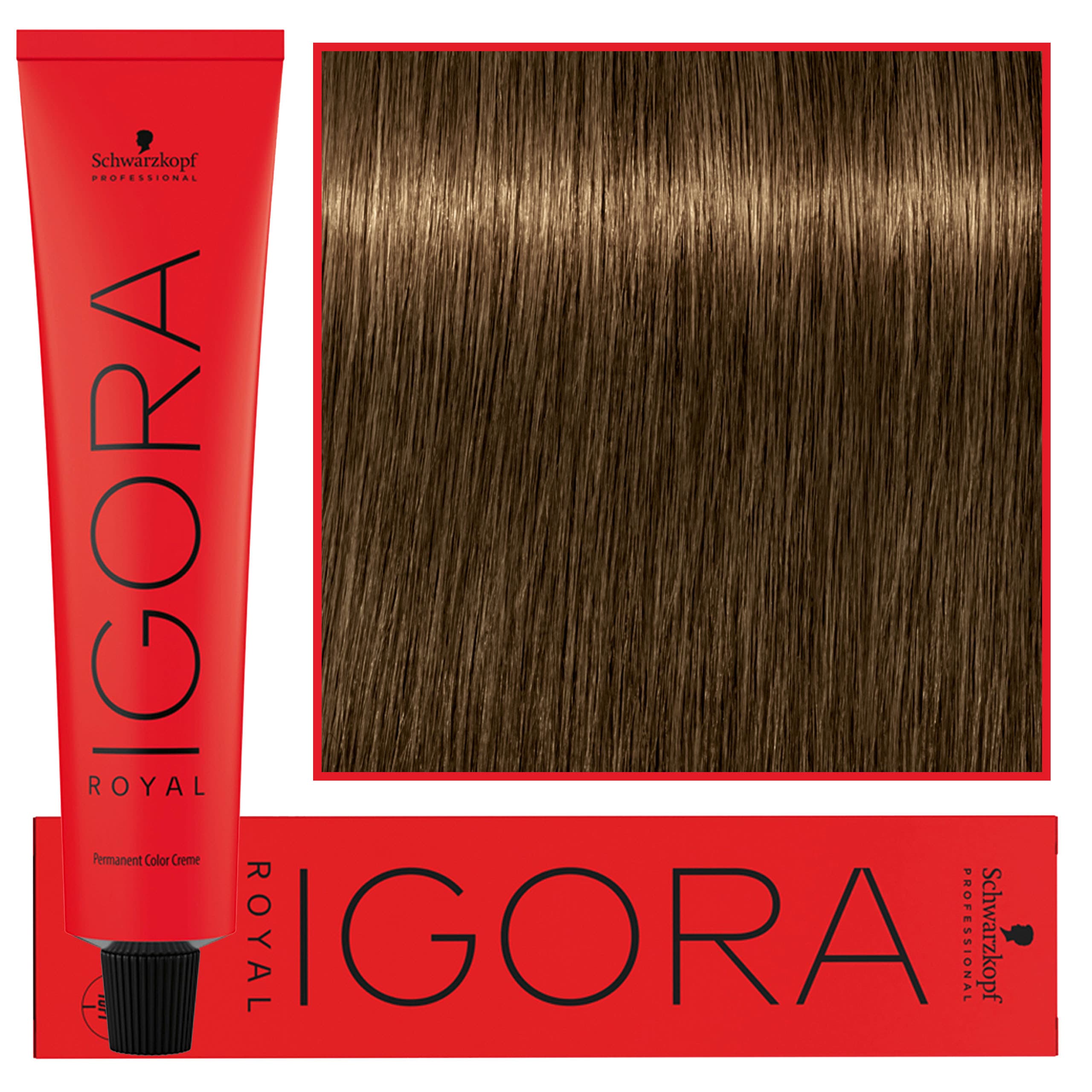 IGORA Royal farba do włosów odcień 6-4 Dark Blonde Beige